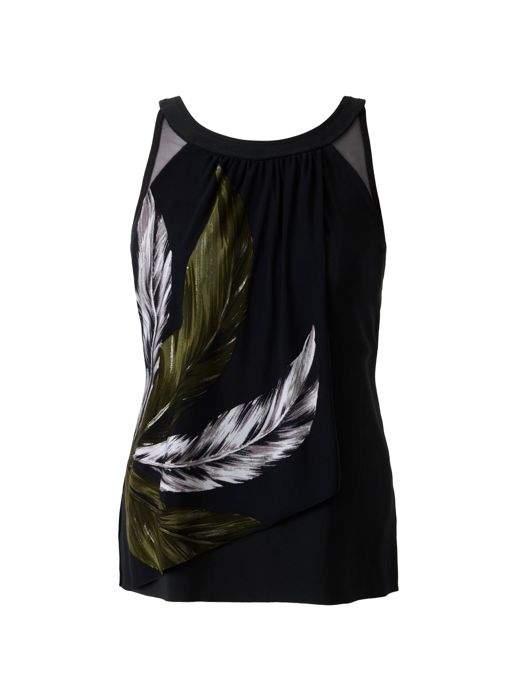 Miraclesuit Swim Women's Boca Grande Ursula Floral Swimsuit - Black Multi