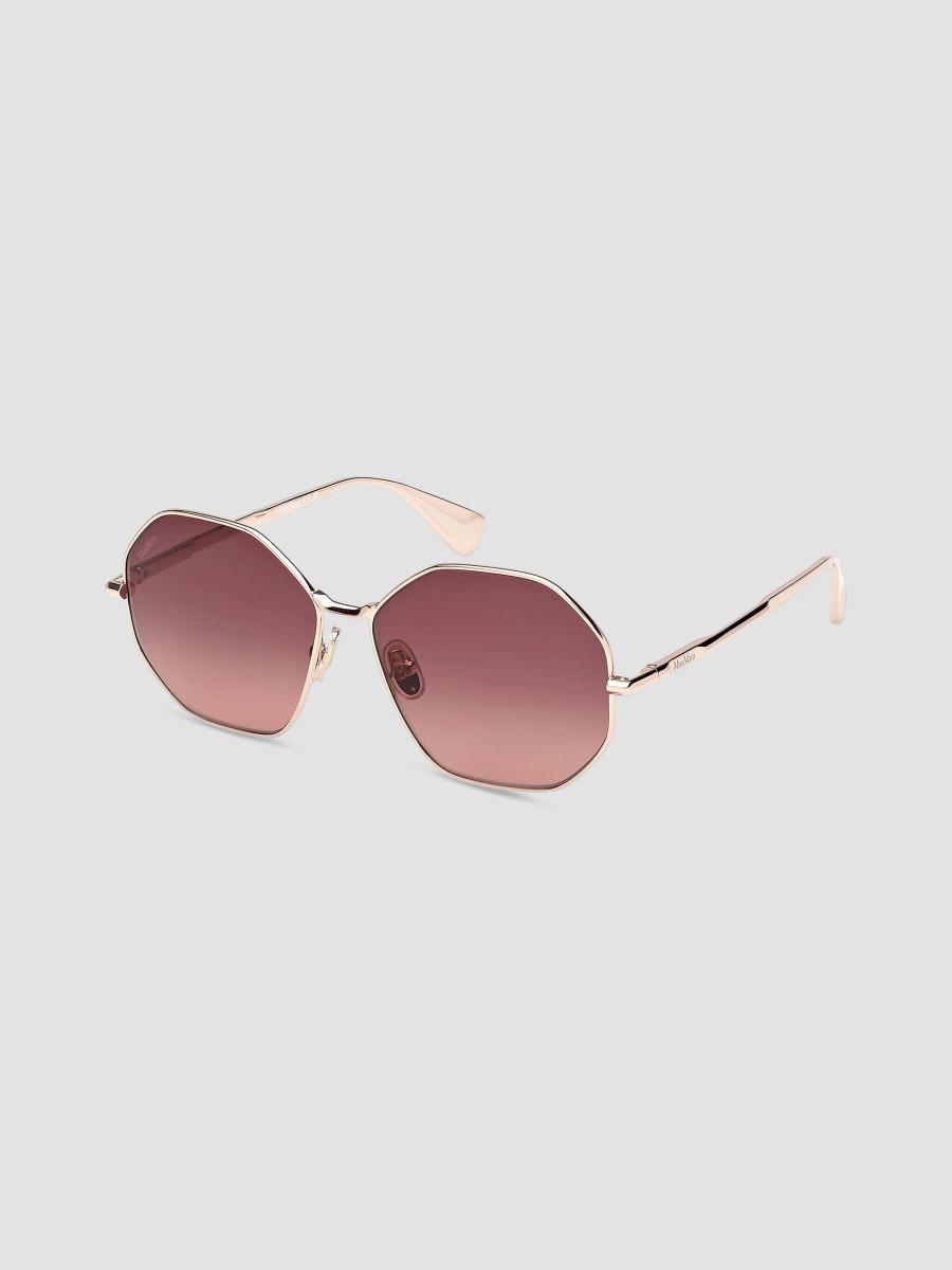 Max Mara Miller 57MM Geometric Sunglasses | Saks Fifth Avenue display picture 2