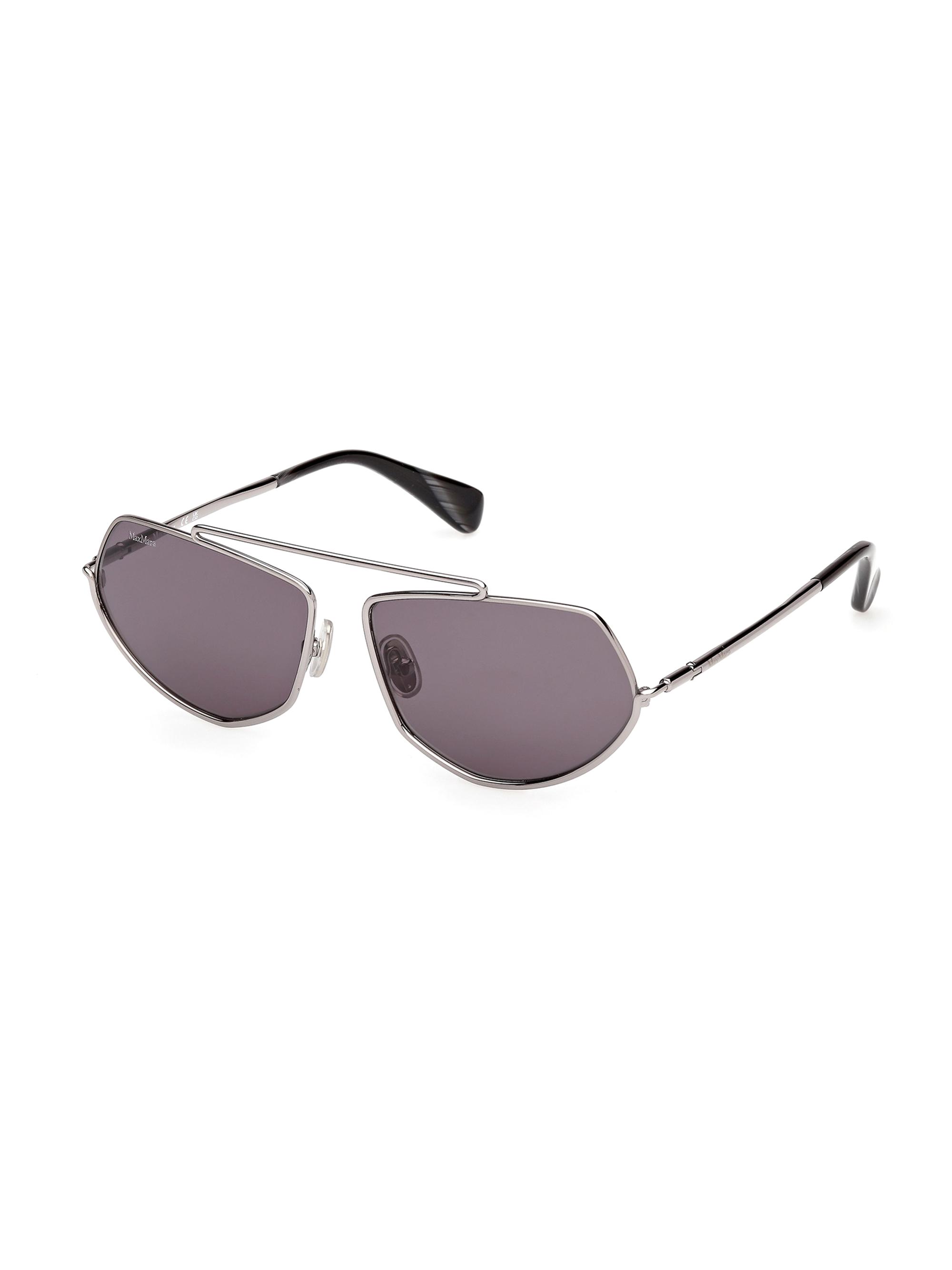 Max Mara Women's Joey 60MM Round Sunglasses - Black Brown | Thumbnail 9