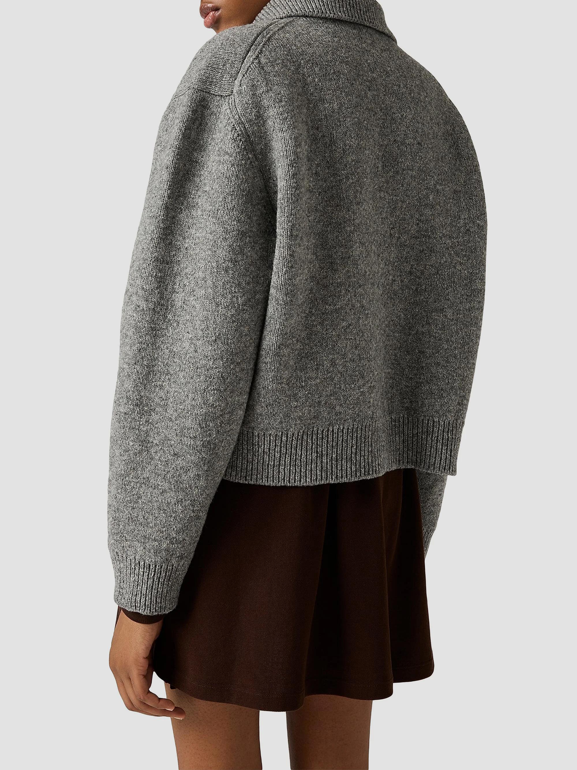 Miu Miu Shetland Wool and Cashmere Zipper Cardigan | Saks Fifth Avenue