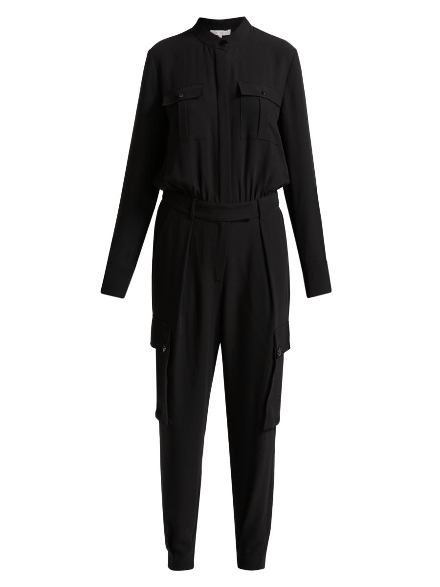 Ramy Brook Women's Onyx Utility Jumpsuit In Black