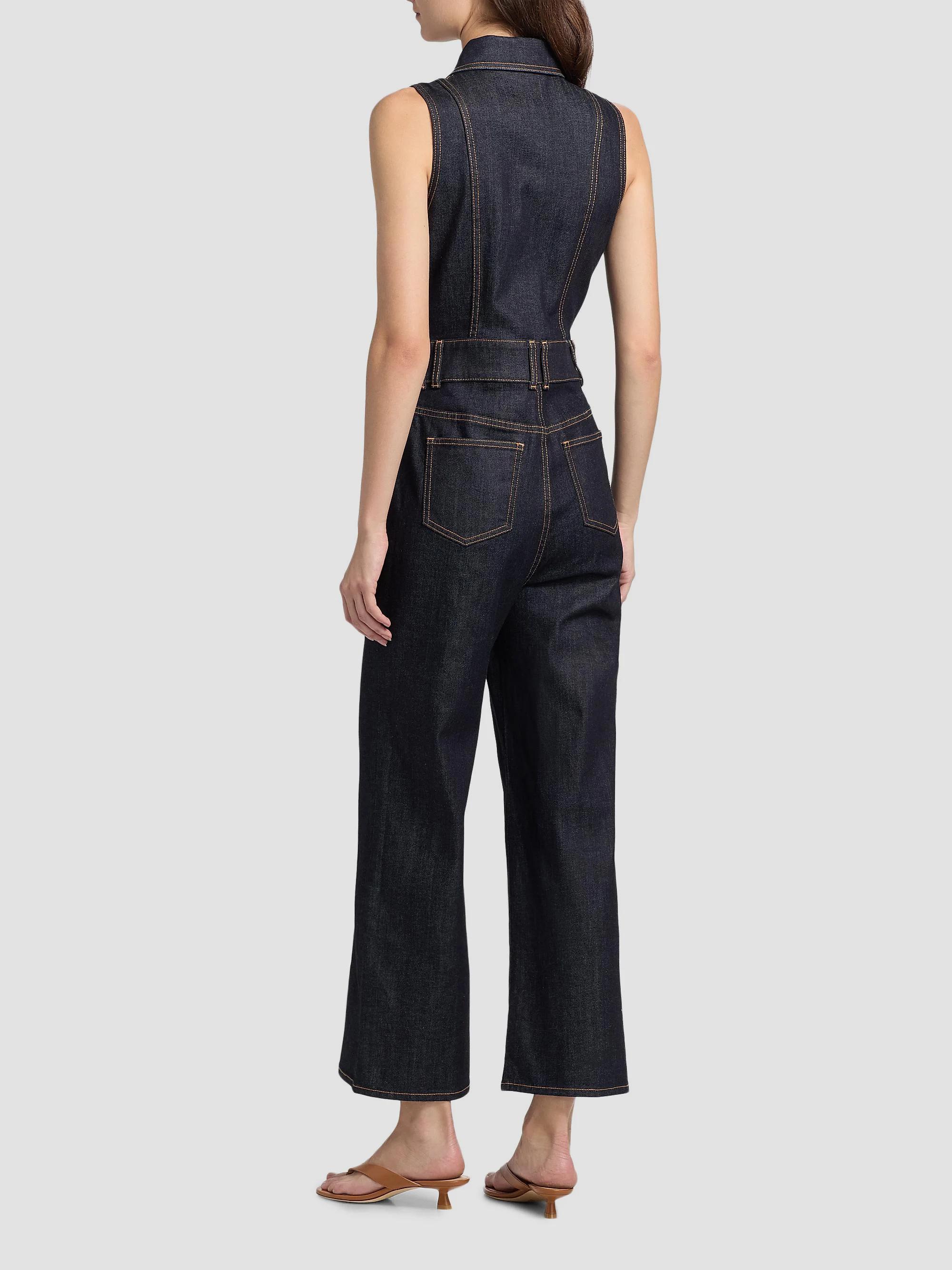 Ramy Brook Stephania Denim Sleeveless Jumpsuit | Saks Fifth Avenue