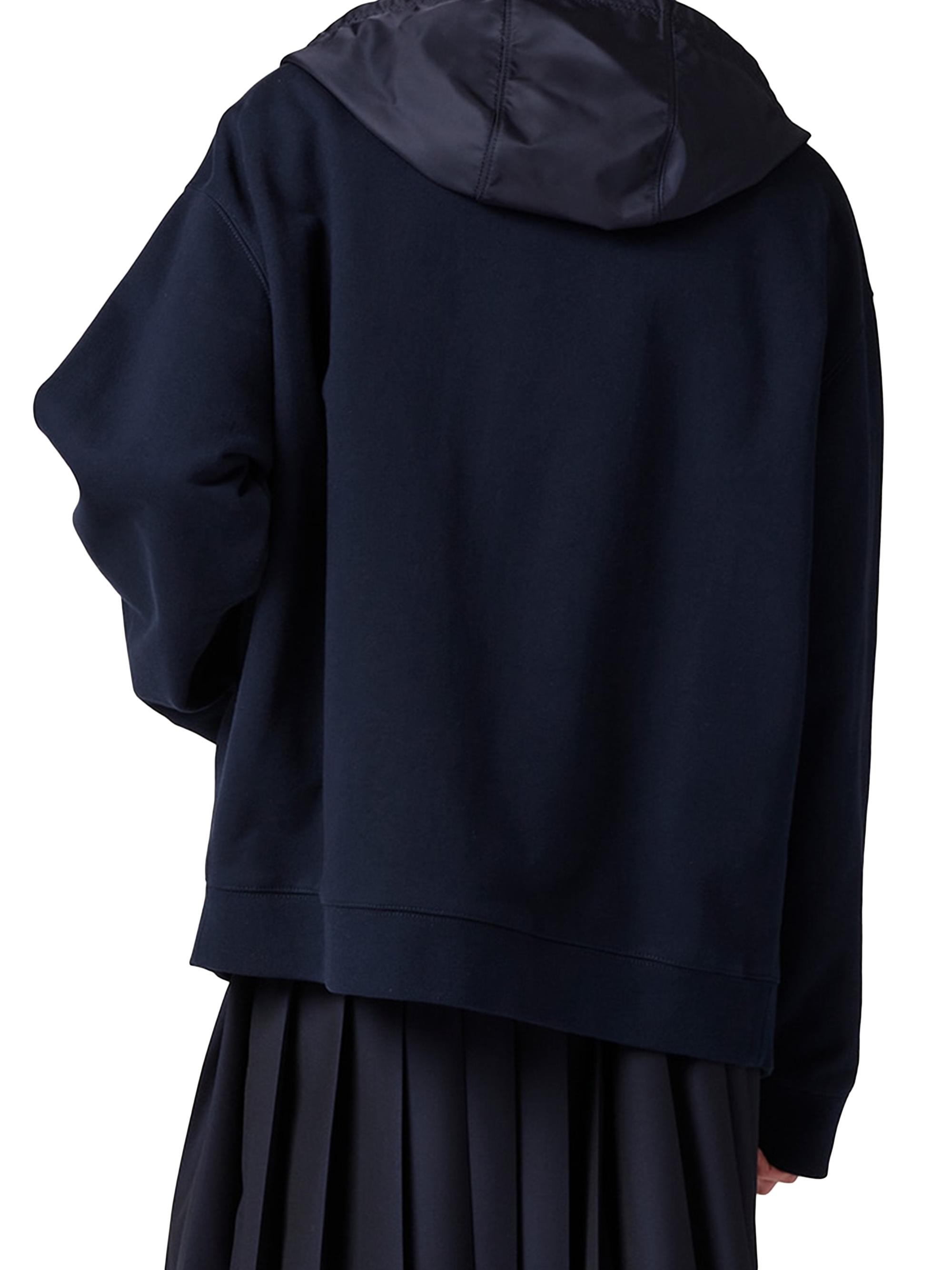 Miu Miu Cotton Fleece Zipper Hoodie | Saks Fifth Avenue
