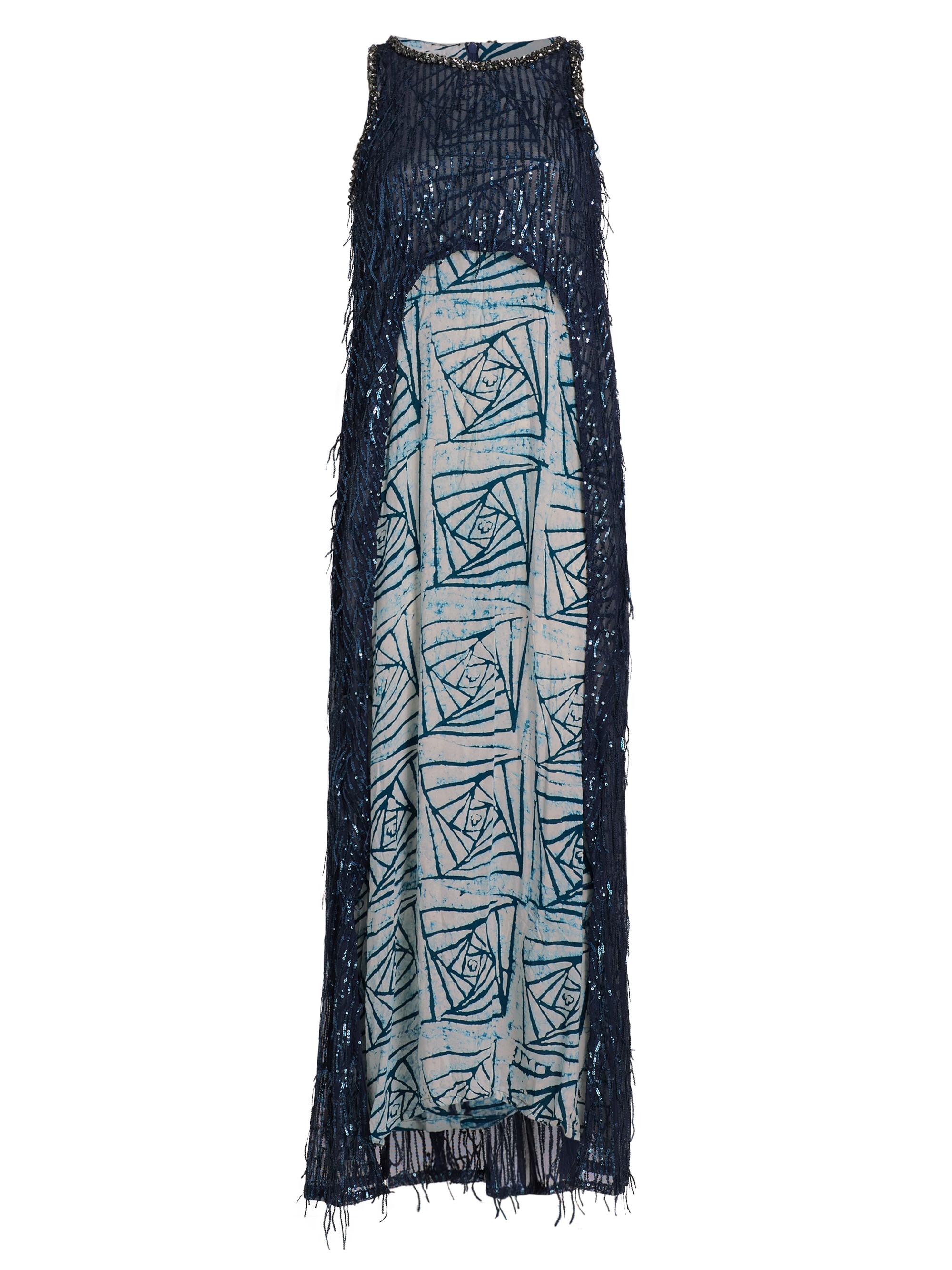 Farm Rio Sequined Anthurium Slip Maxi Dress | Saks Fifth Avenue