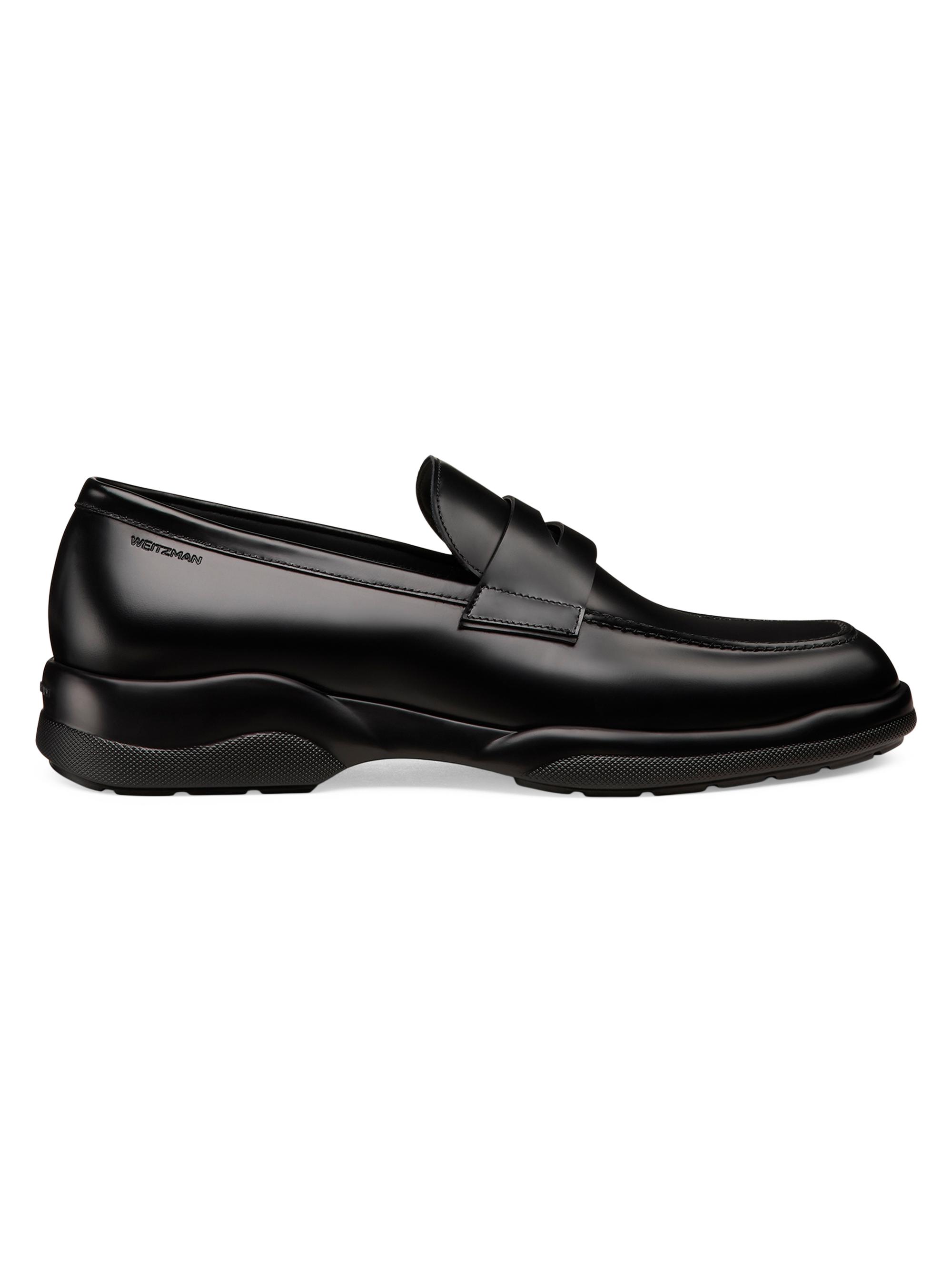 Stuart Weitzman Men's Chad Leather Loafers - Black