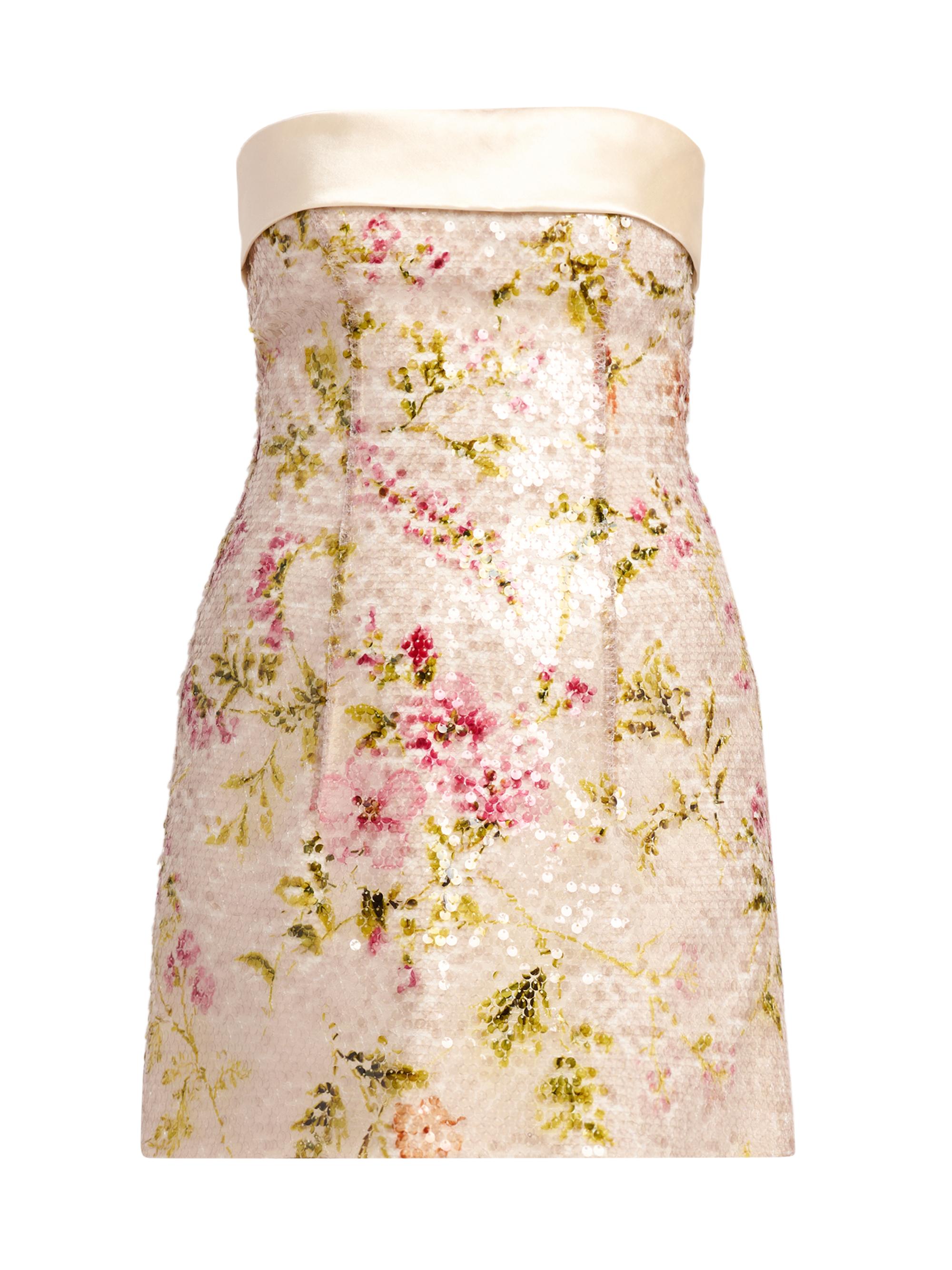 Alberta Ferretti Women's Floral Sequined Minidress
