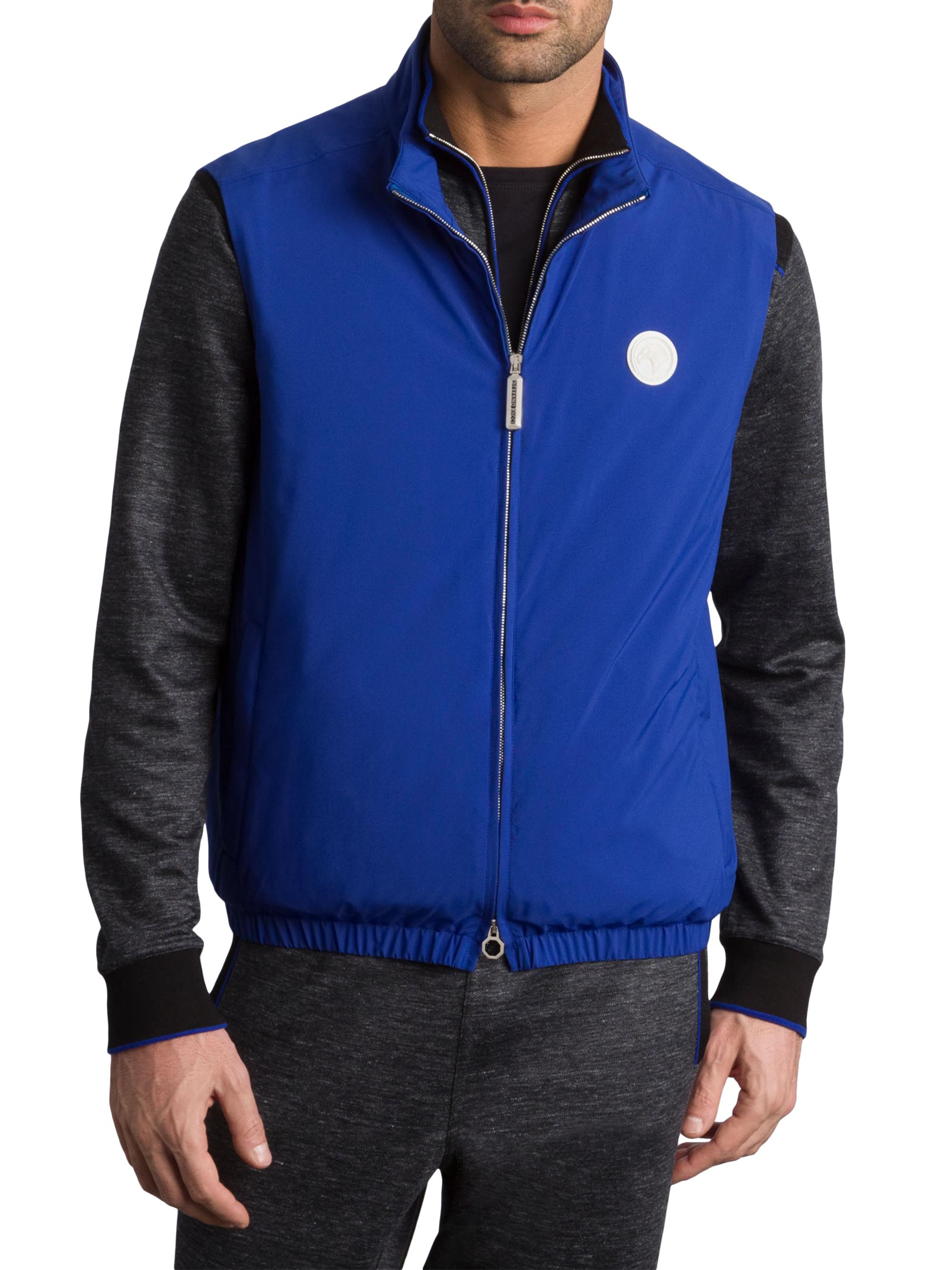 Stefano Ricci Men's Italian Refined Luxurious Sport Vest - Bright Blue
