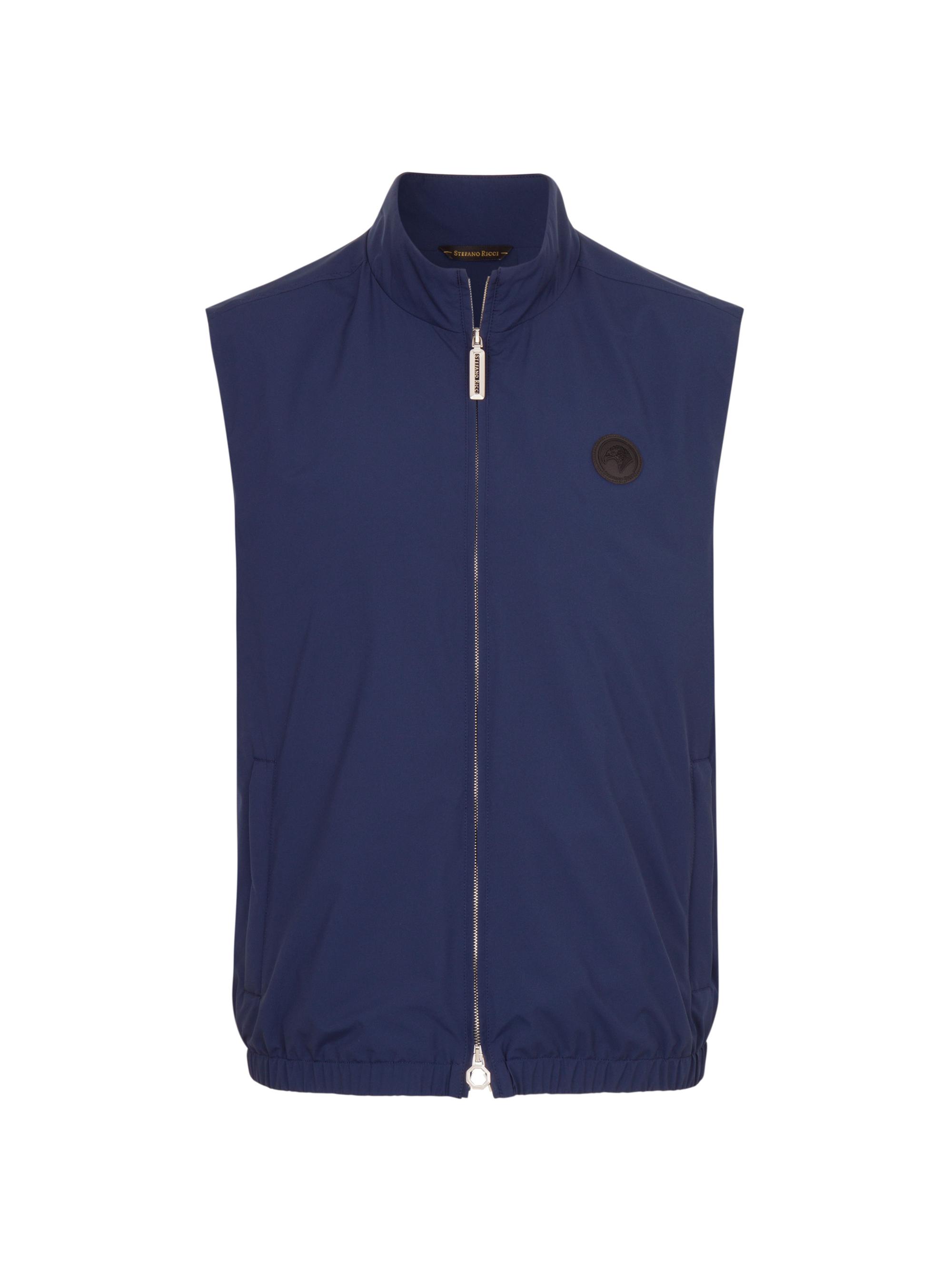 Stefano Ricci Men's Italian Refined Luxurious Sport Vest - Dark Blue