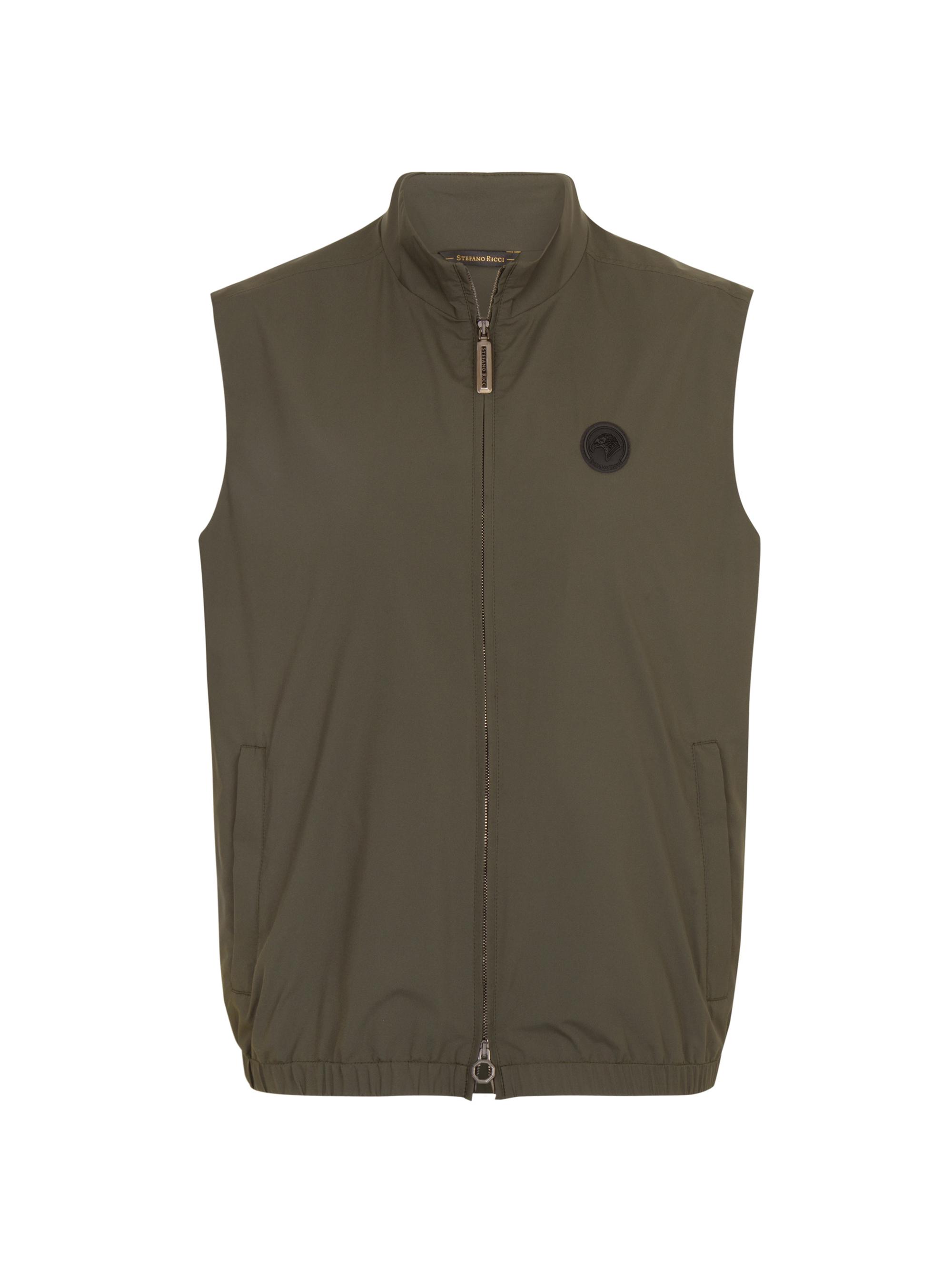 Stefano Ricci Men's Italian Refined Luxurious Sport Vest - Dark Green