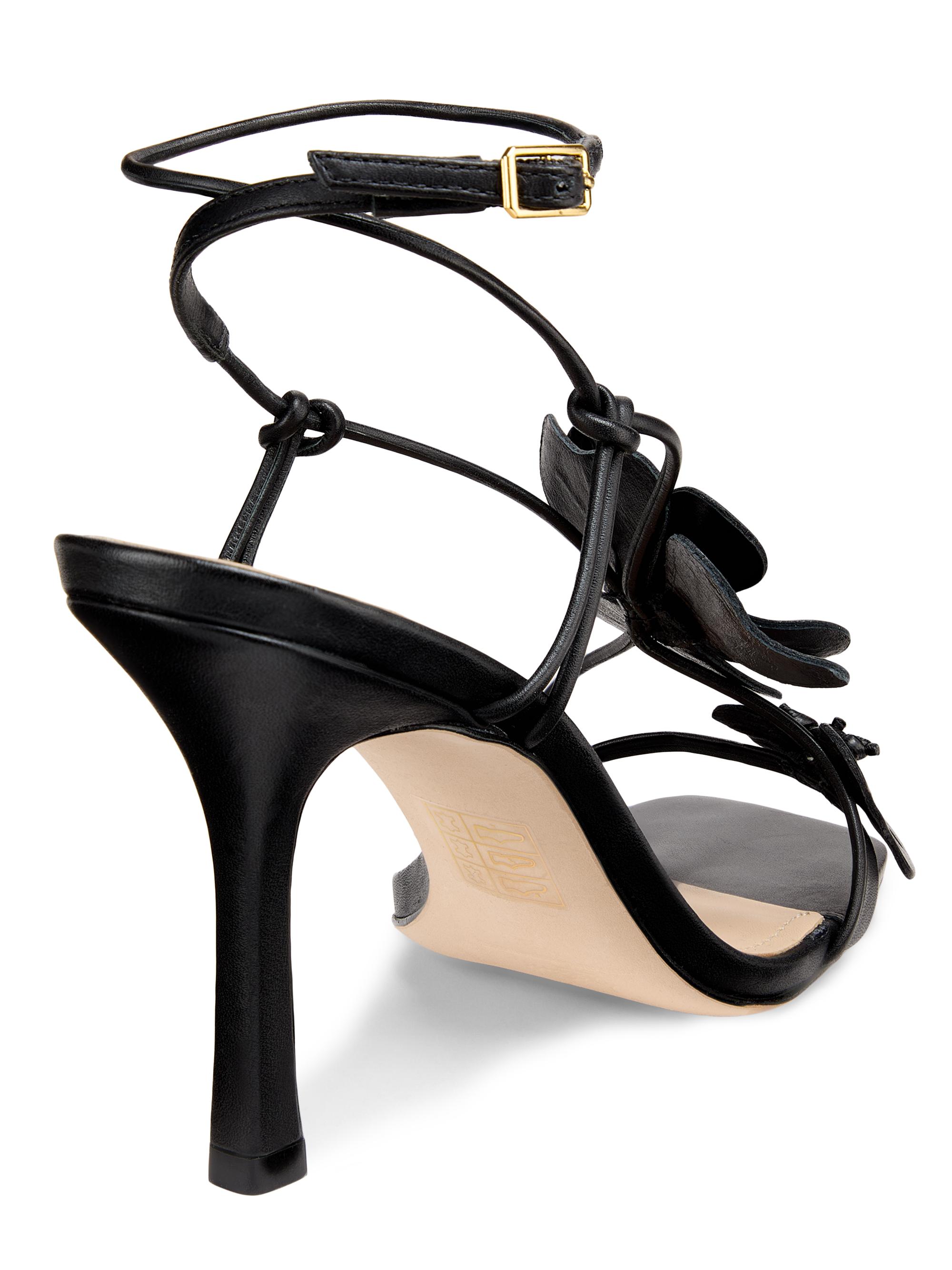 22élevé 90MM Flower-Accent Leather Sandals | Saks Fifth Avenue