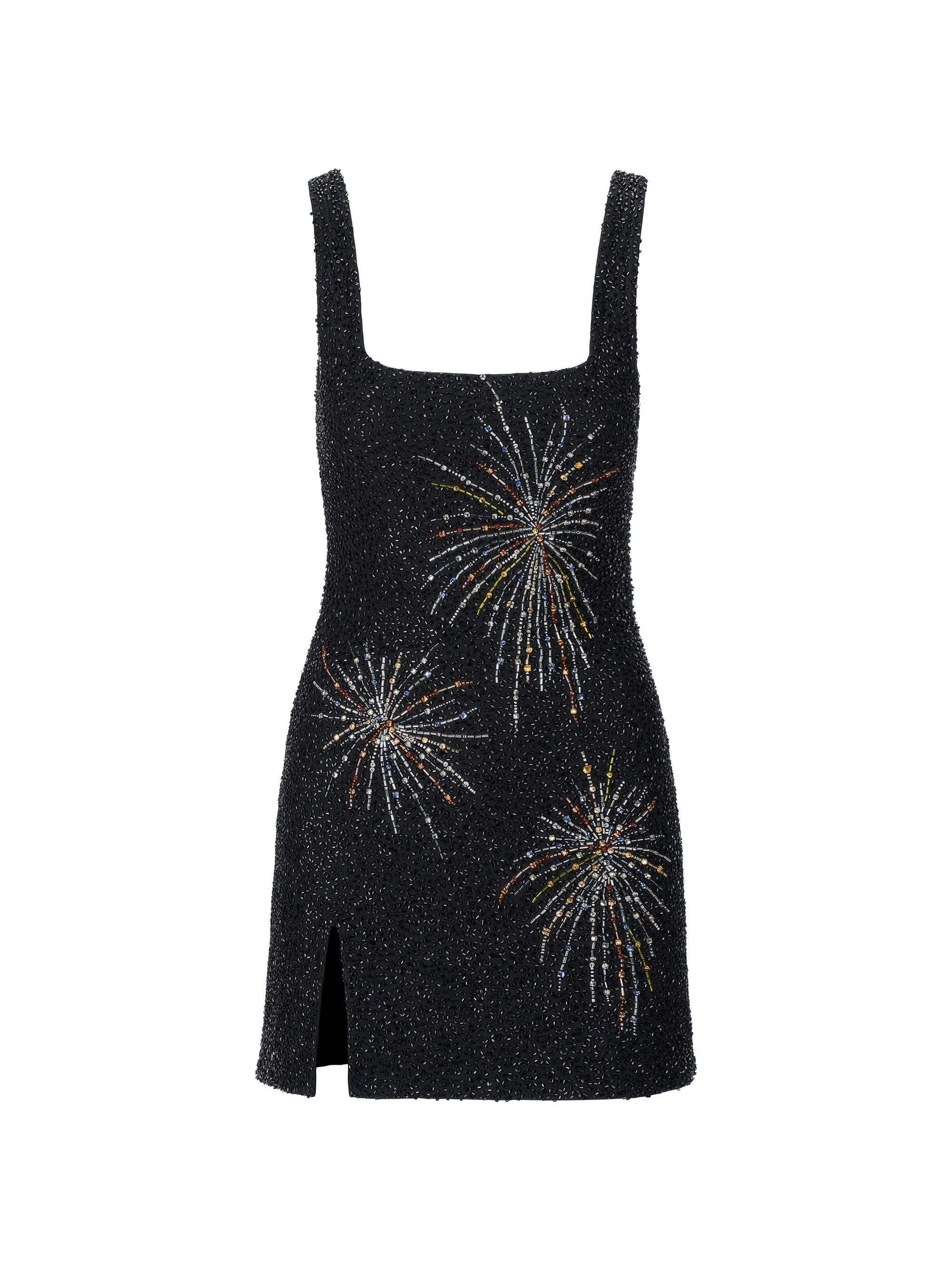 Staud Women's Le Sable Embellished Square-Neck Minidress - Firework
