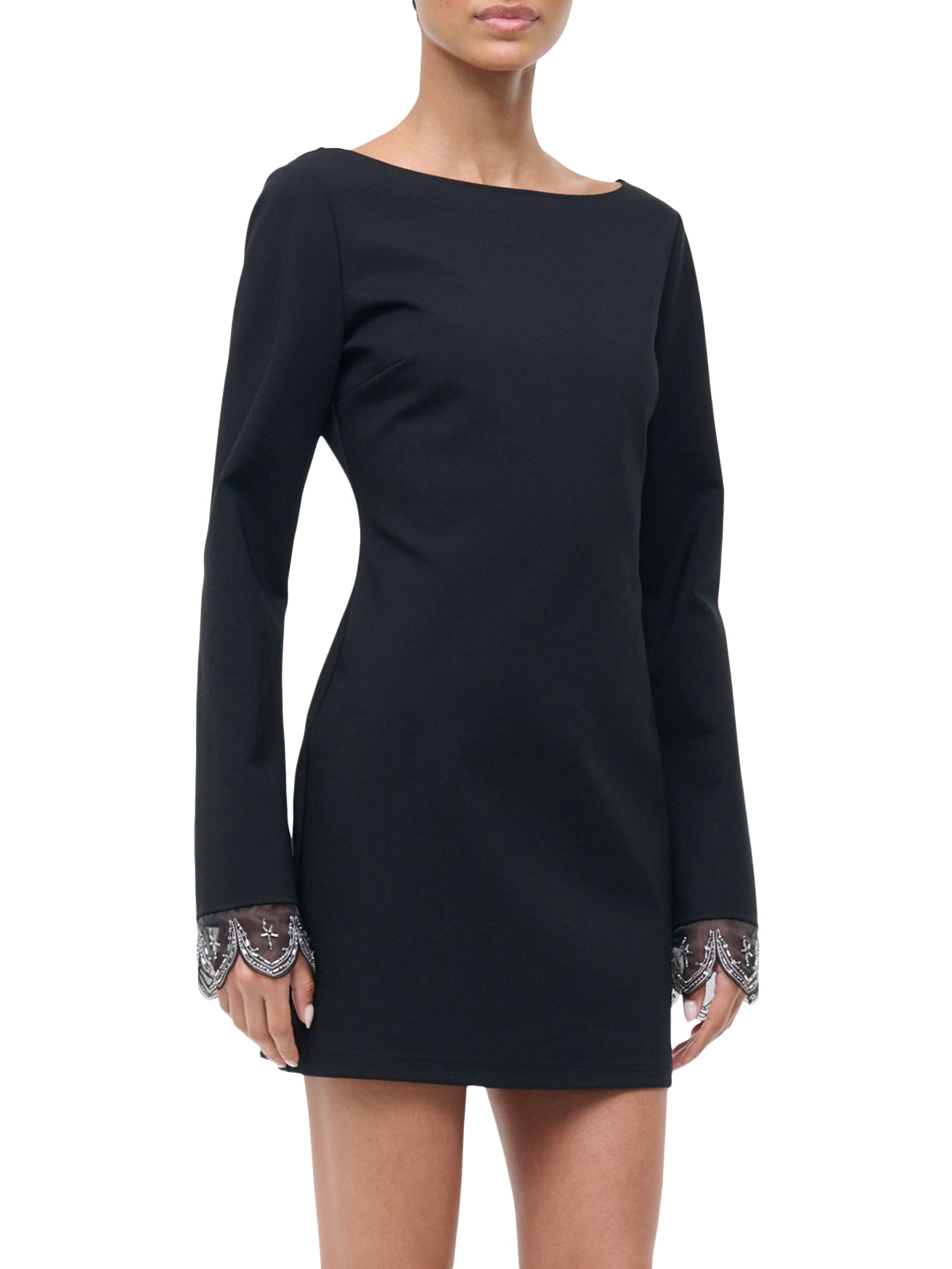 Staud Women's Hunter Mini Dress - Black - Size XS
