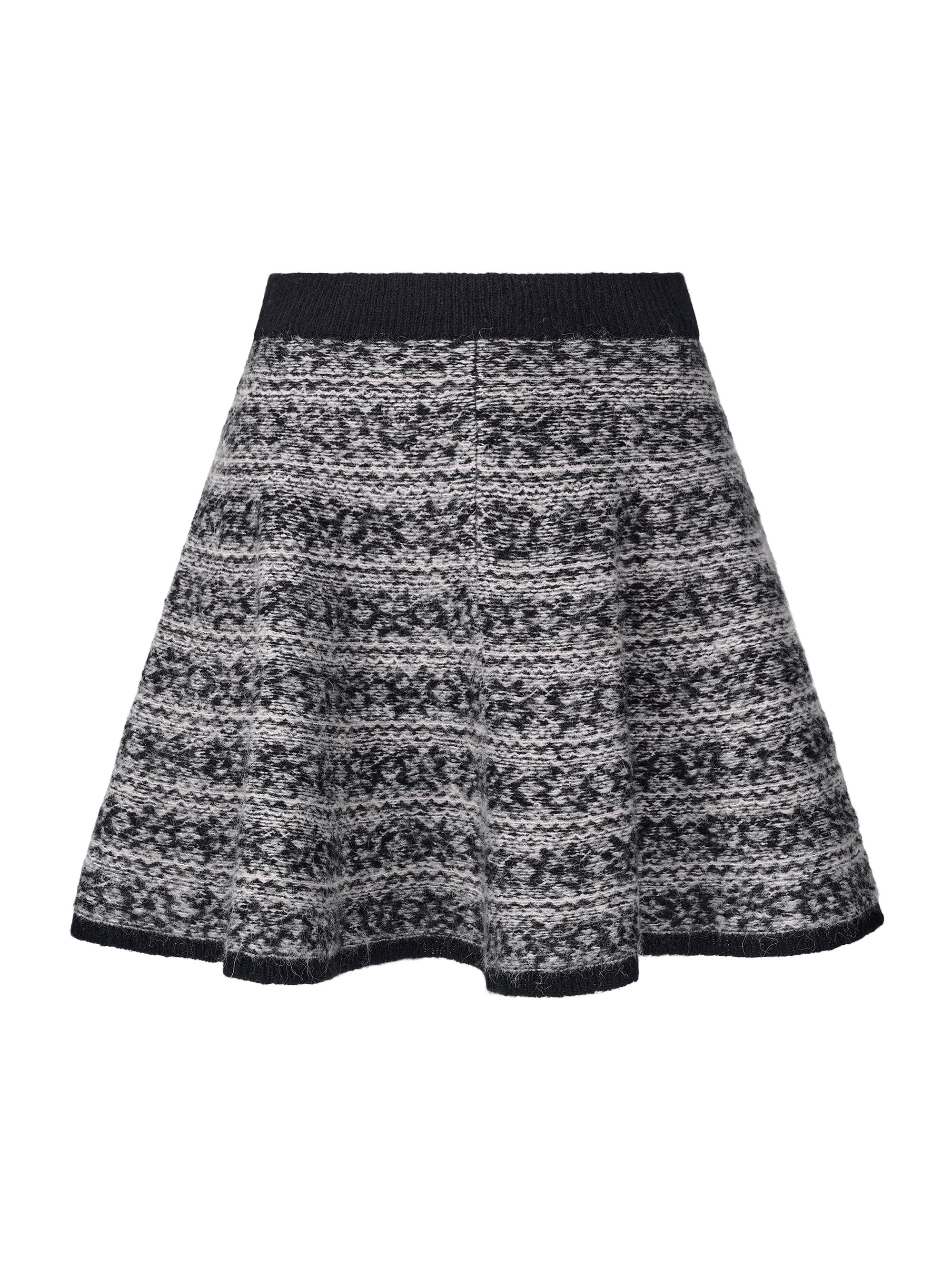 Staud Women's Geri Geometric Knit A-Line Miniskirt - Telluride