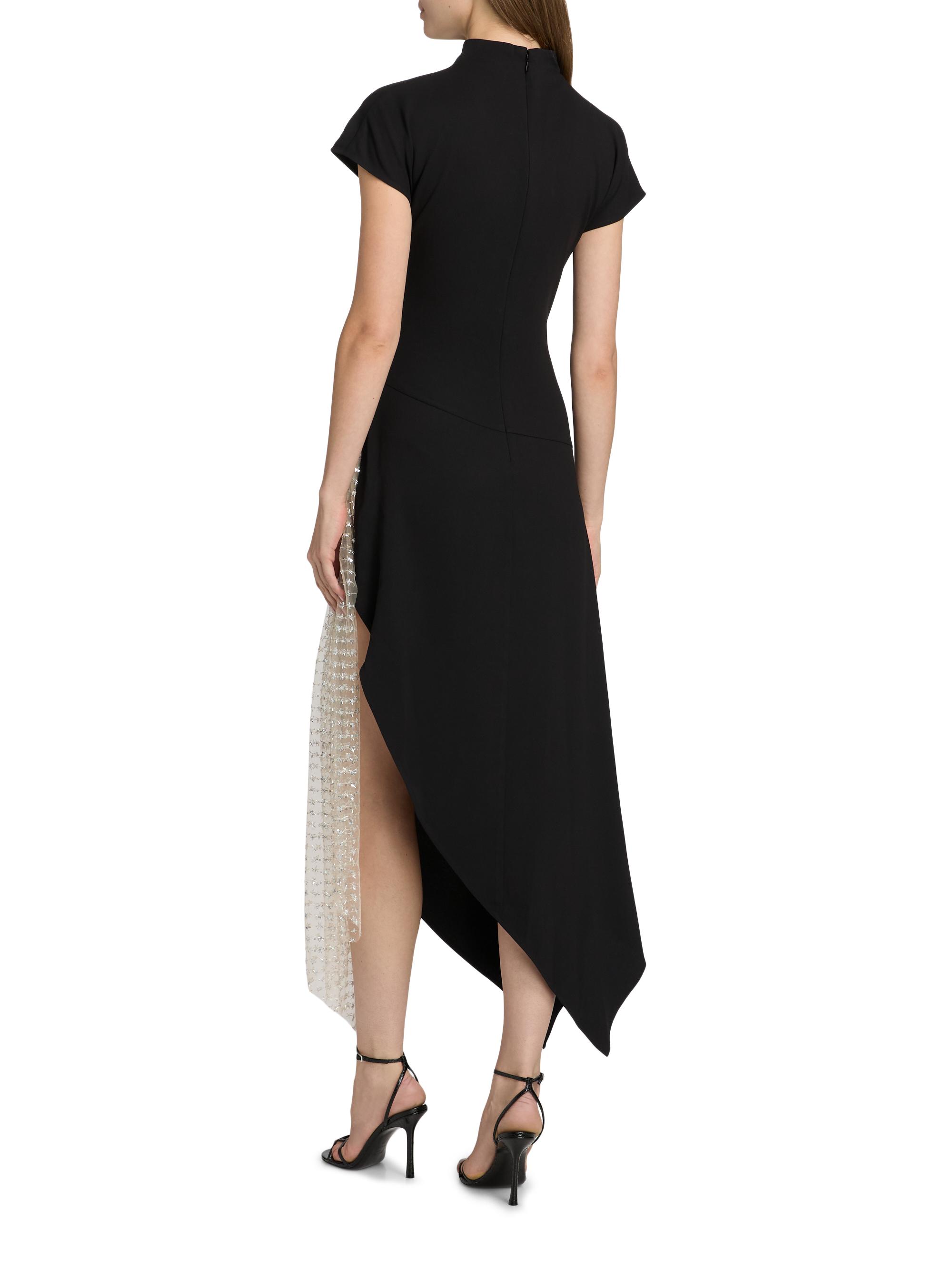 Staud Effie Sheer Panel Midi-Dress | Saks Fifth Avenue