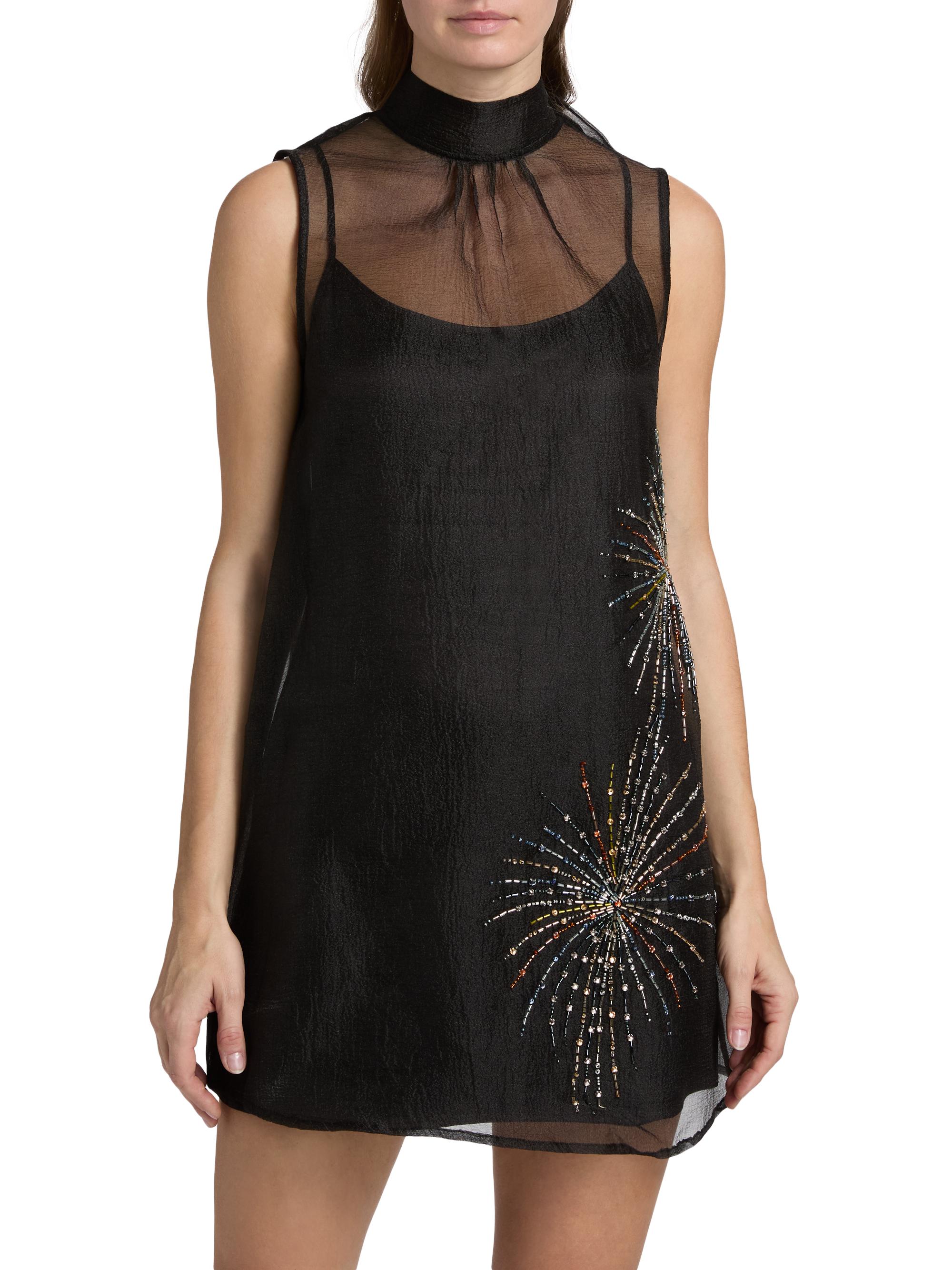Staud Albee Firework-Beaded Minidress | Saks Fifth Avenue