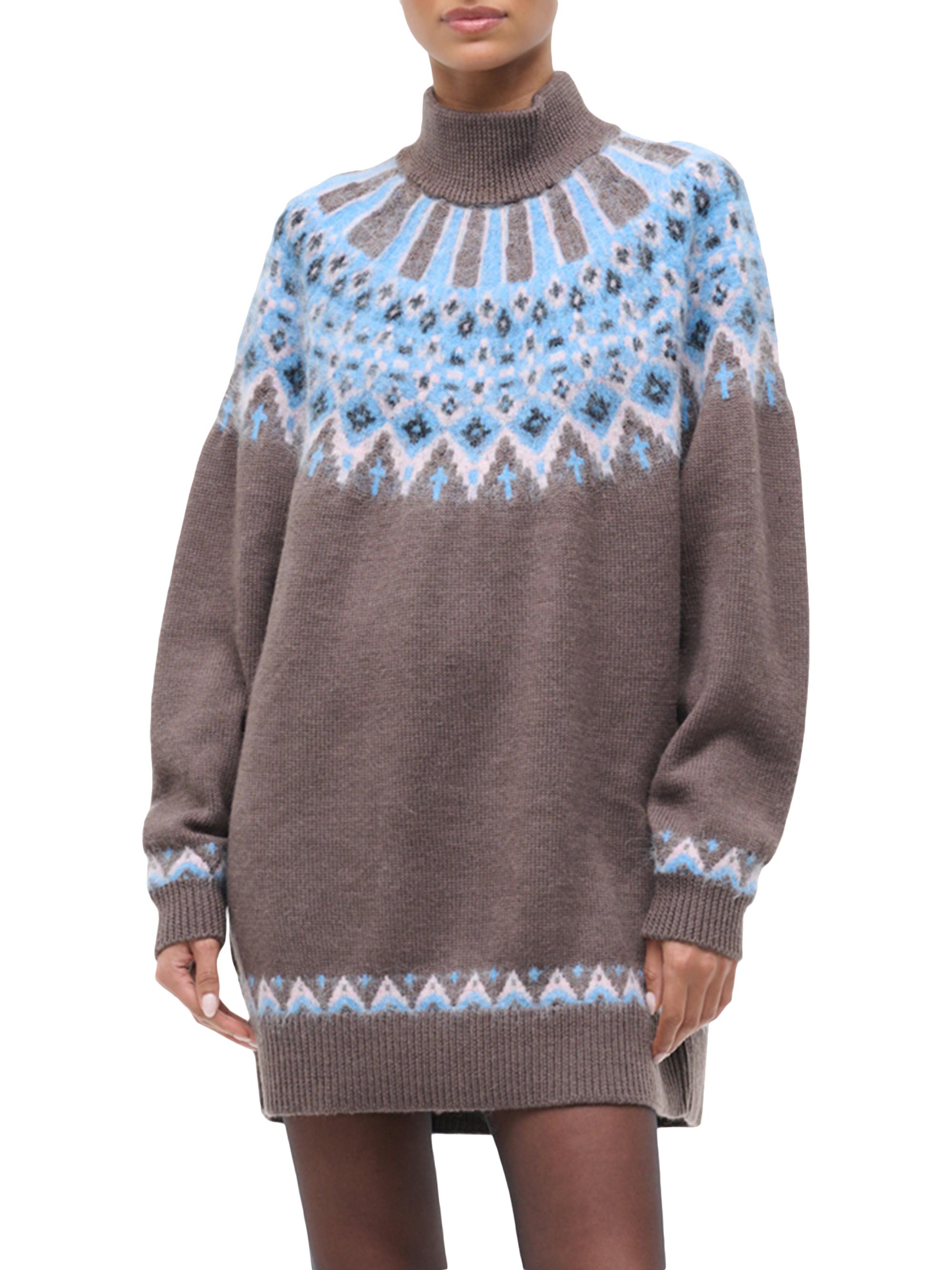 Staud Women's Liza Wool-Blend Sweater Minidress - Banff