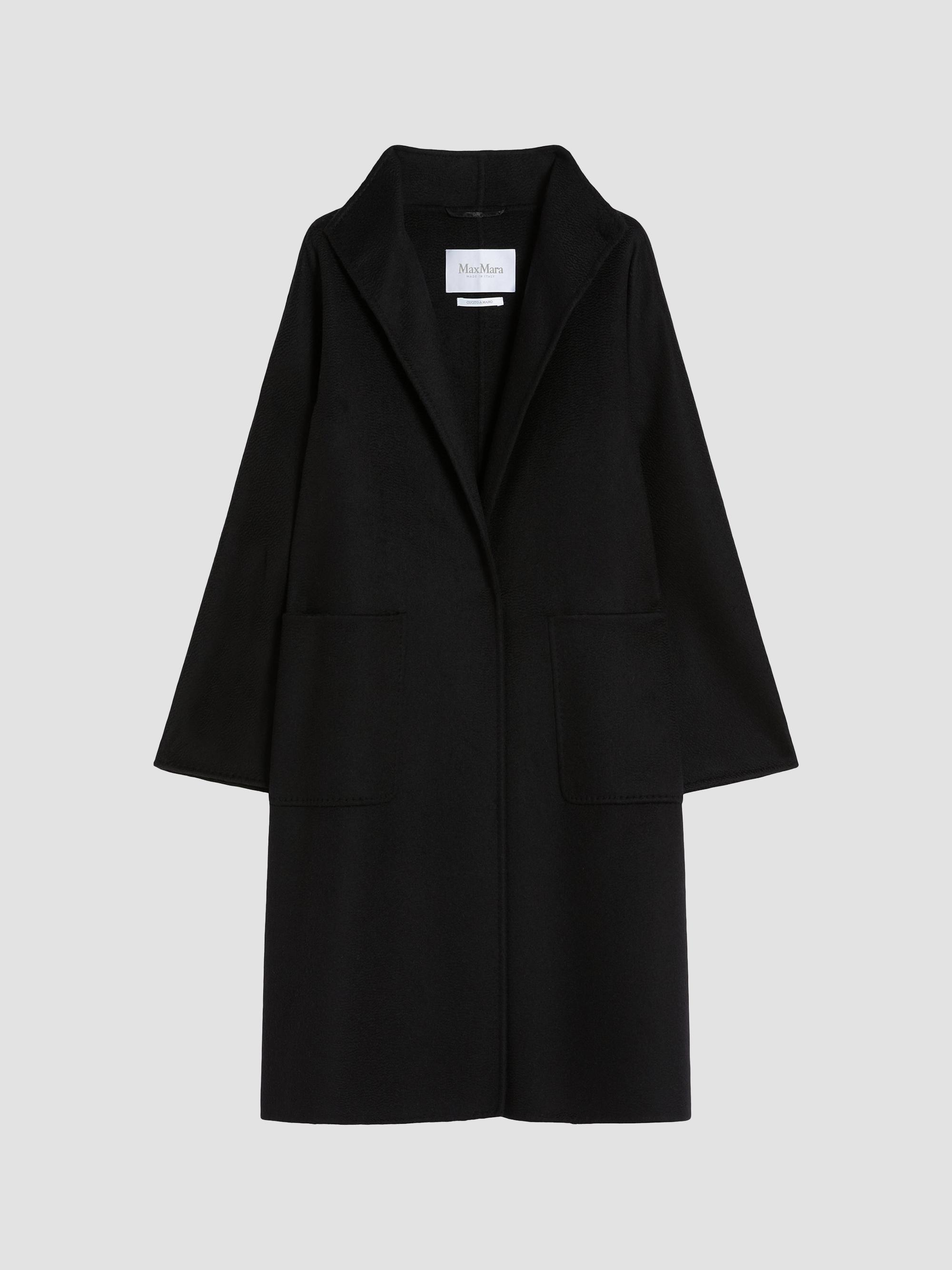 Max Mara Women's Midi Cashmere Cardigan Coat - Black