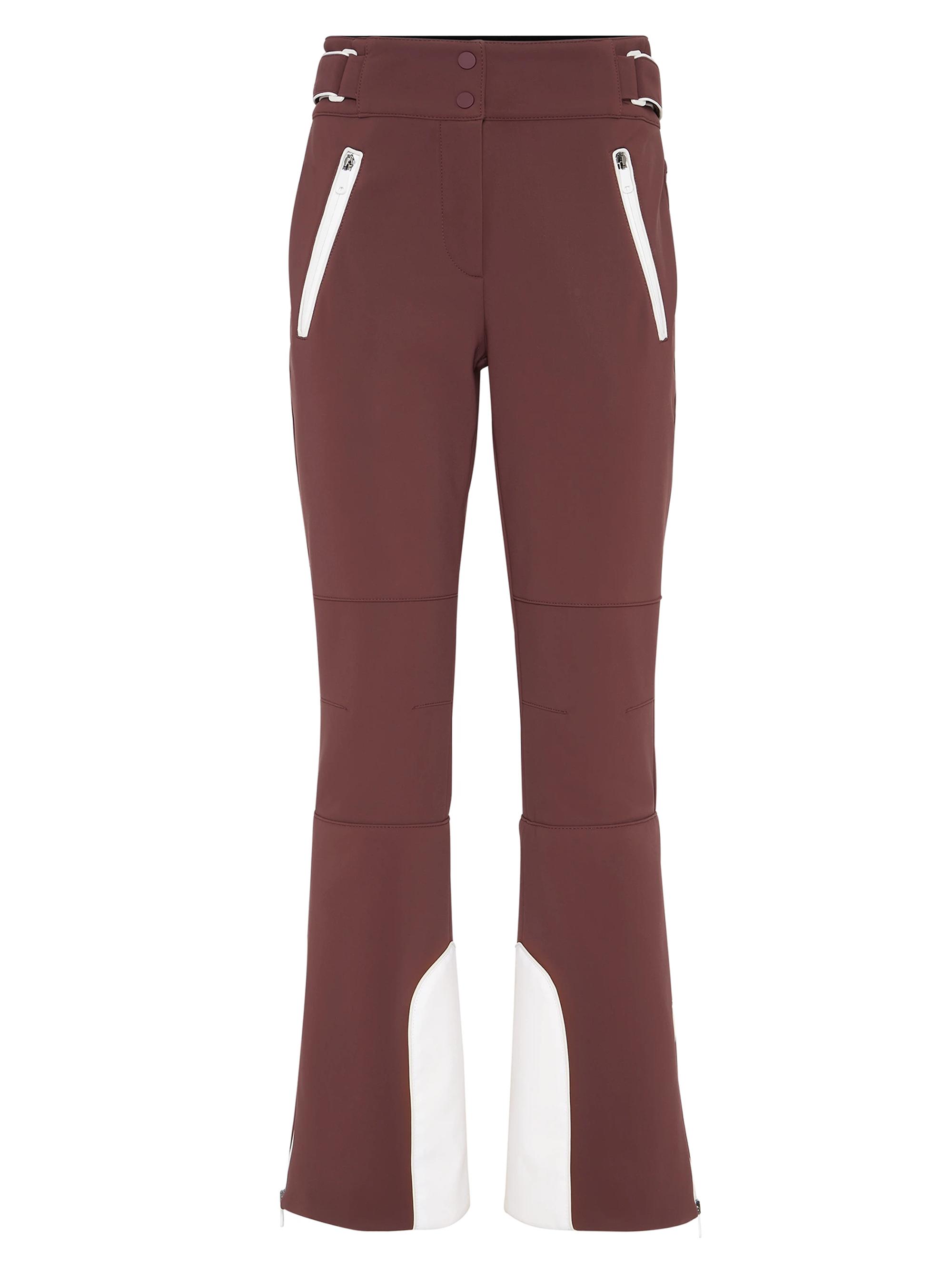 Brunello Cucinelli Women's Bonded Techno Fabric Mountain Trousers - Amaranth Red