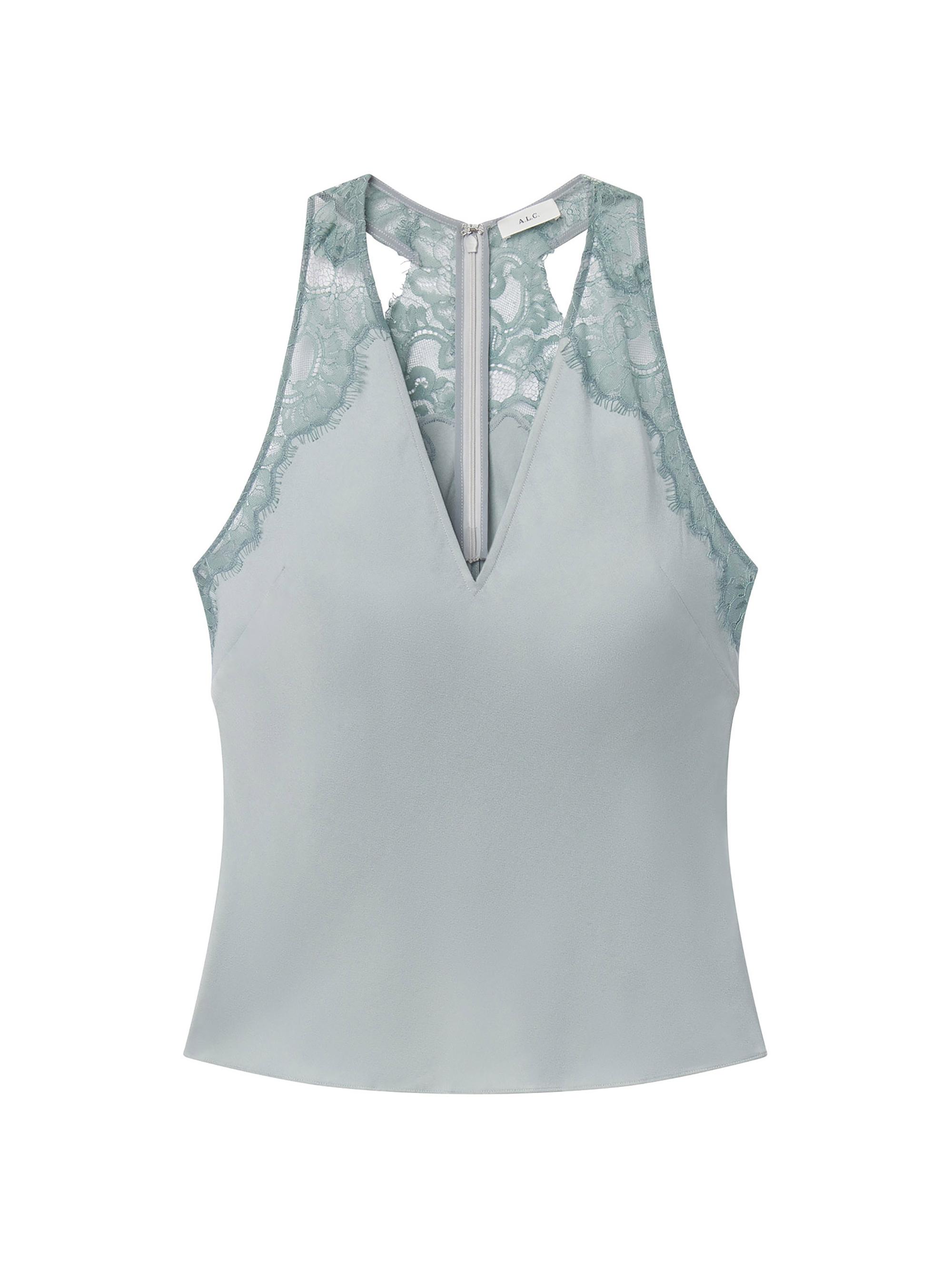Anine Bing Ellen Silk Top | Saks Fifth Avenue