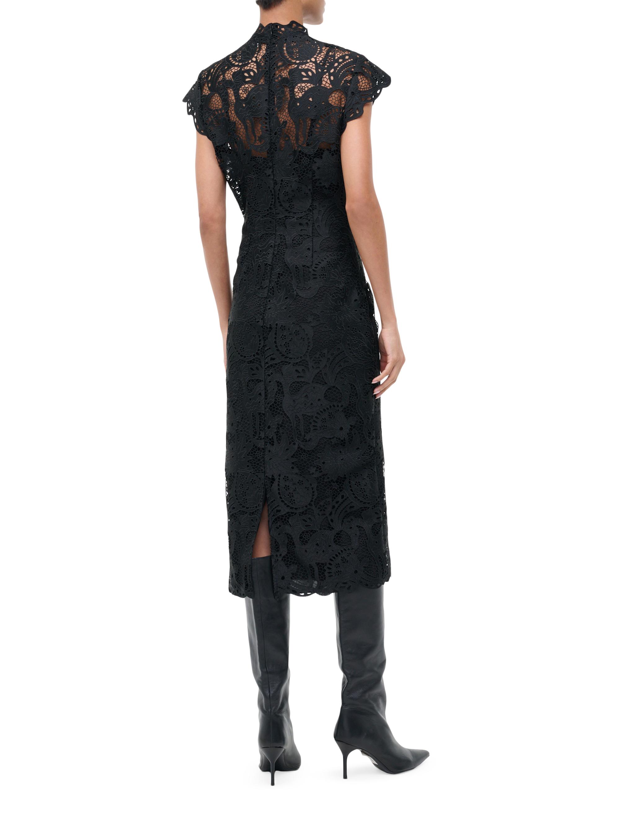 STAUD, Rosaline Dress in Black, Size 0