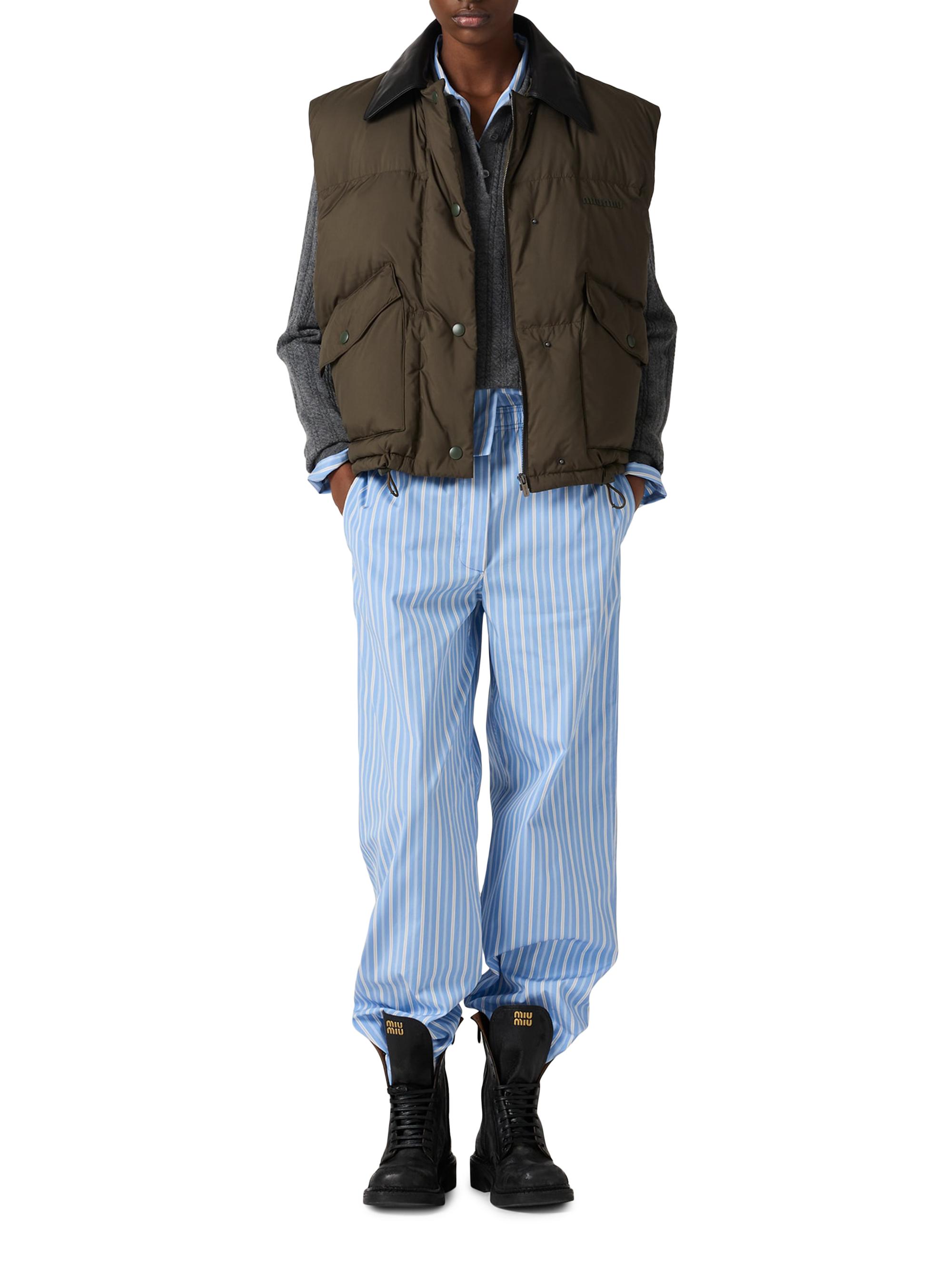 Miu Miu Technical Pongé Down Vest | Saks Fifth Avenue
