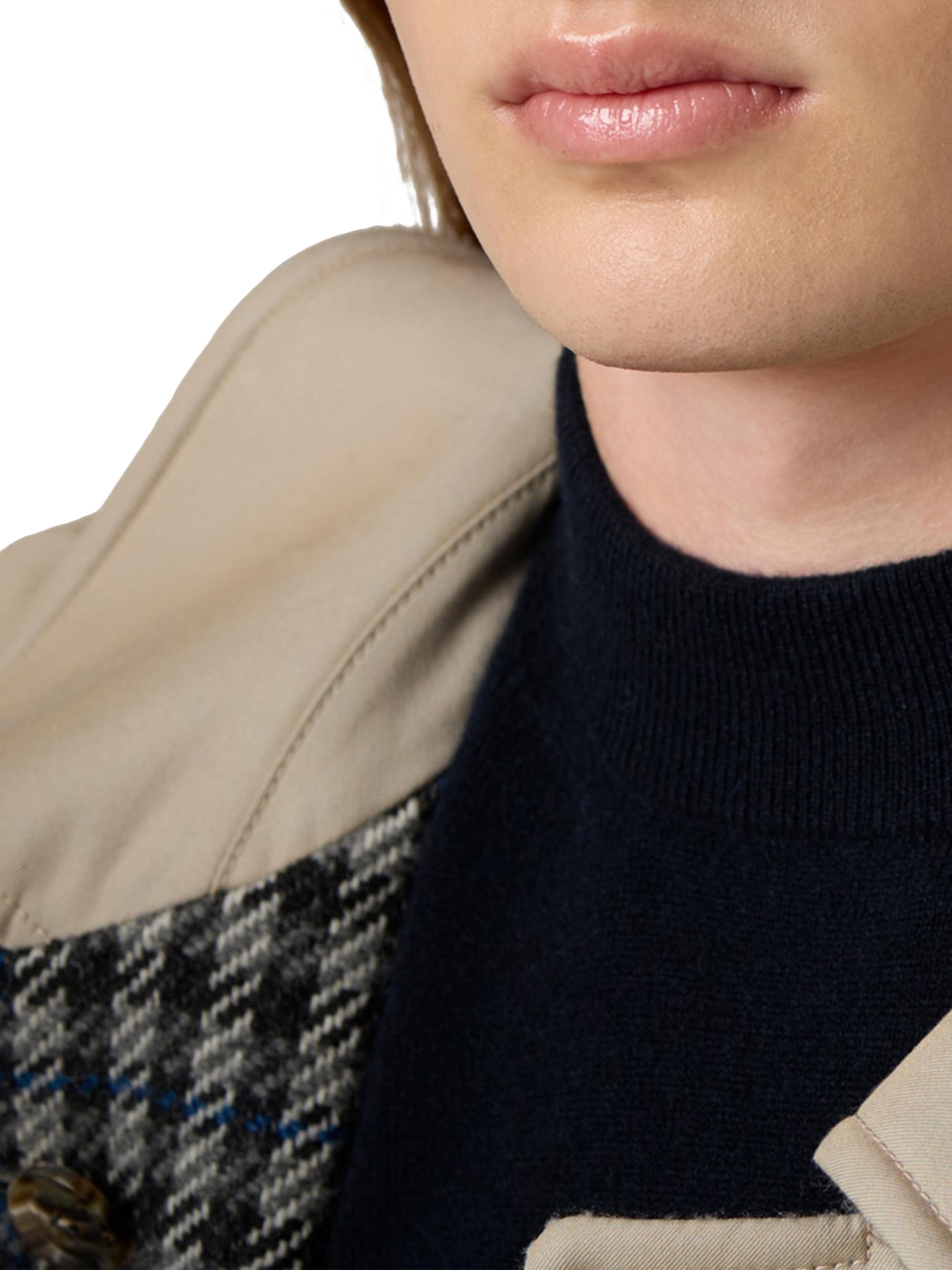 Miu Miu Reversible Twill and Check Trench Coat | Saks Fifth Avenue