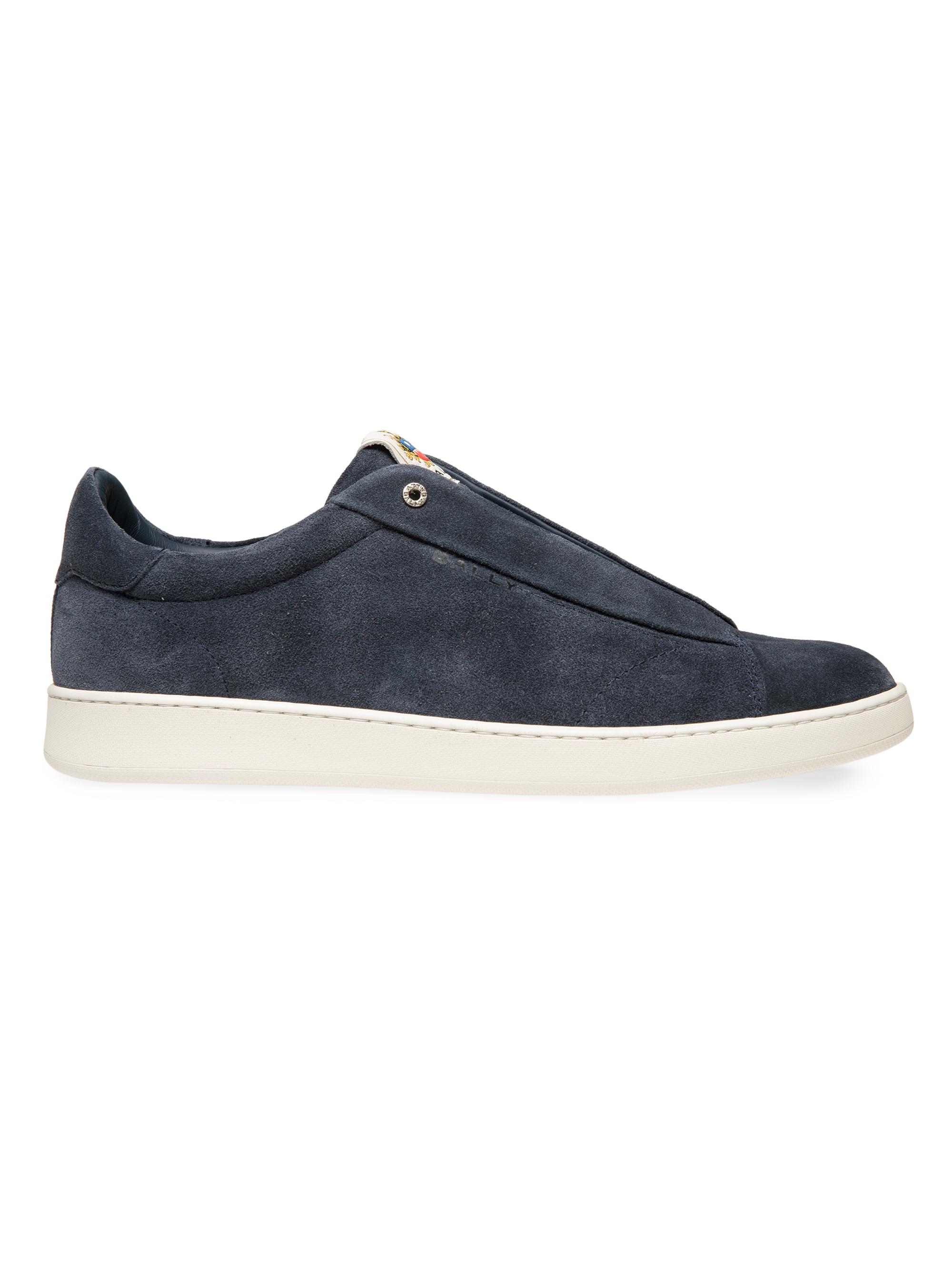 Bally Men's Romy Suede Low-Top Sneakers - Blue