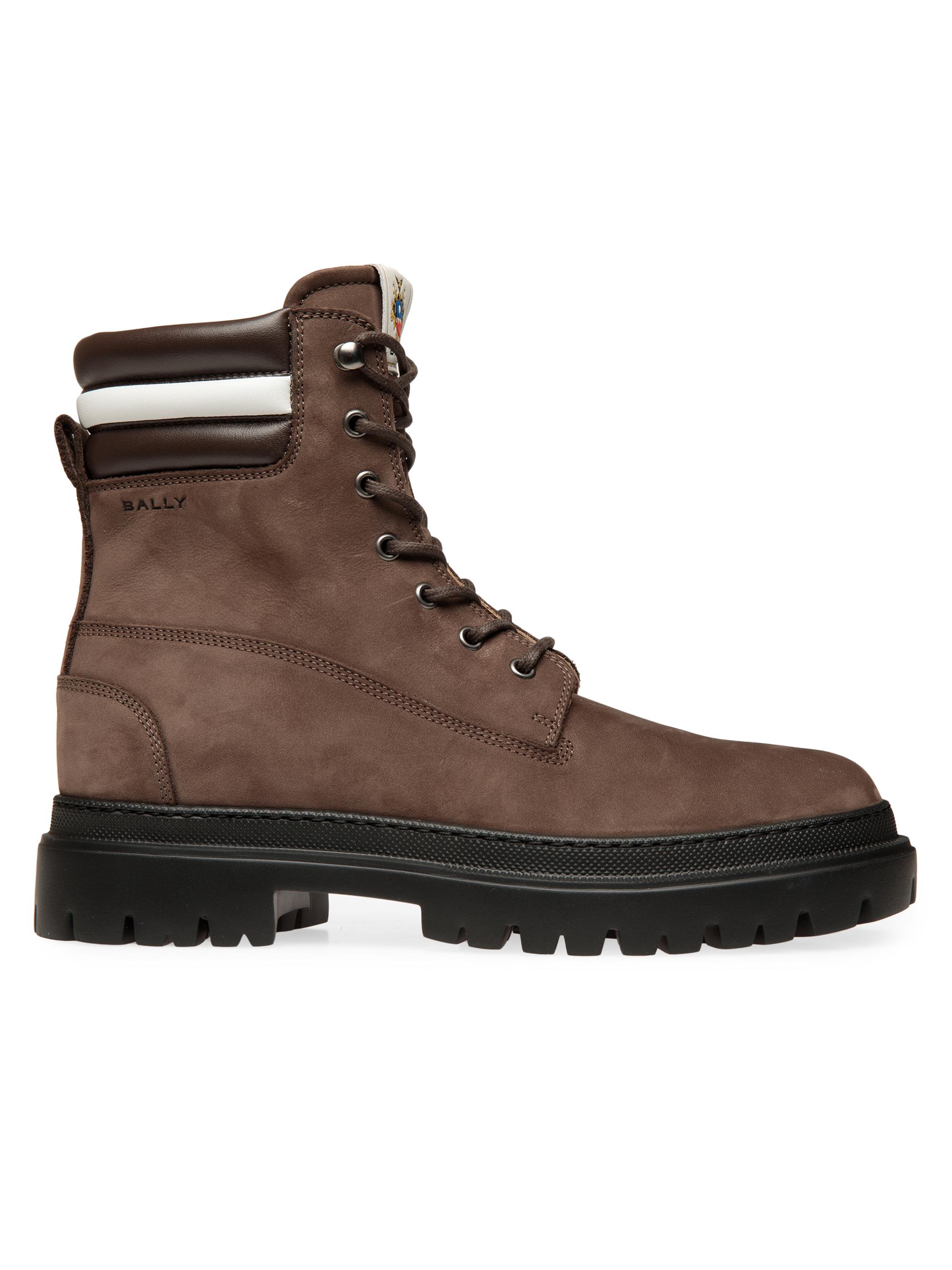Bally Haron Suede Combat Boots | Saks Fifth Avenue display picture 1