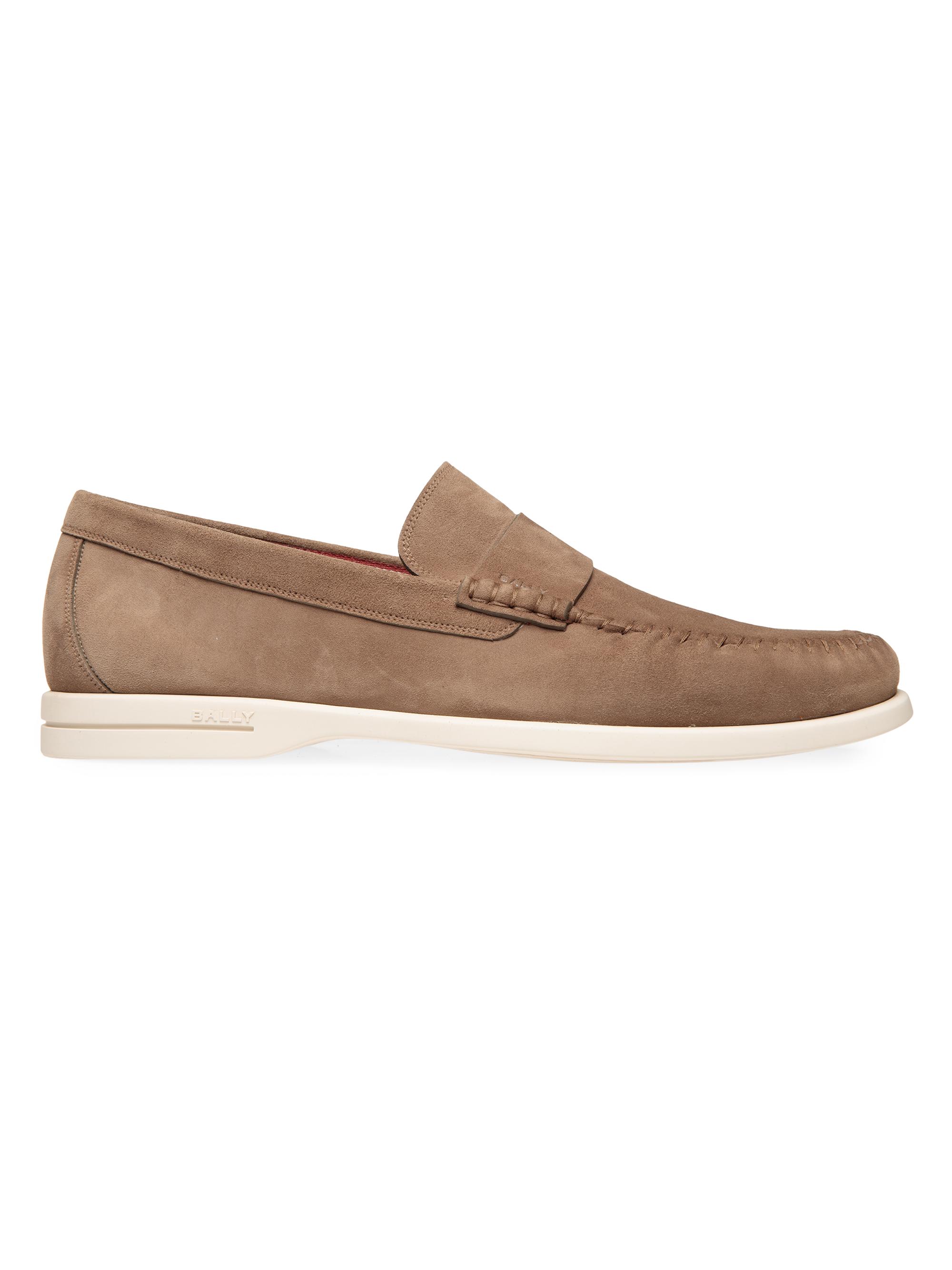 Bally Pilot Palven Suede Driving Loafers | Saks Fifth Avenue