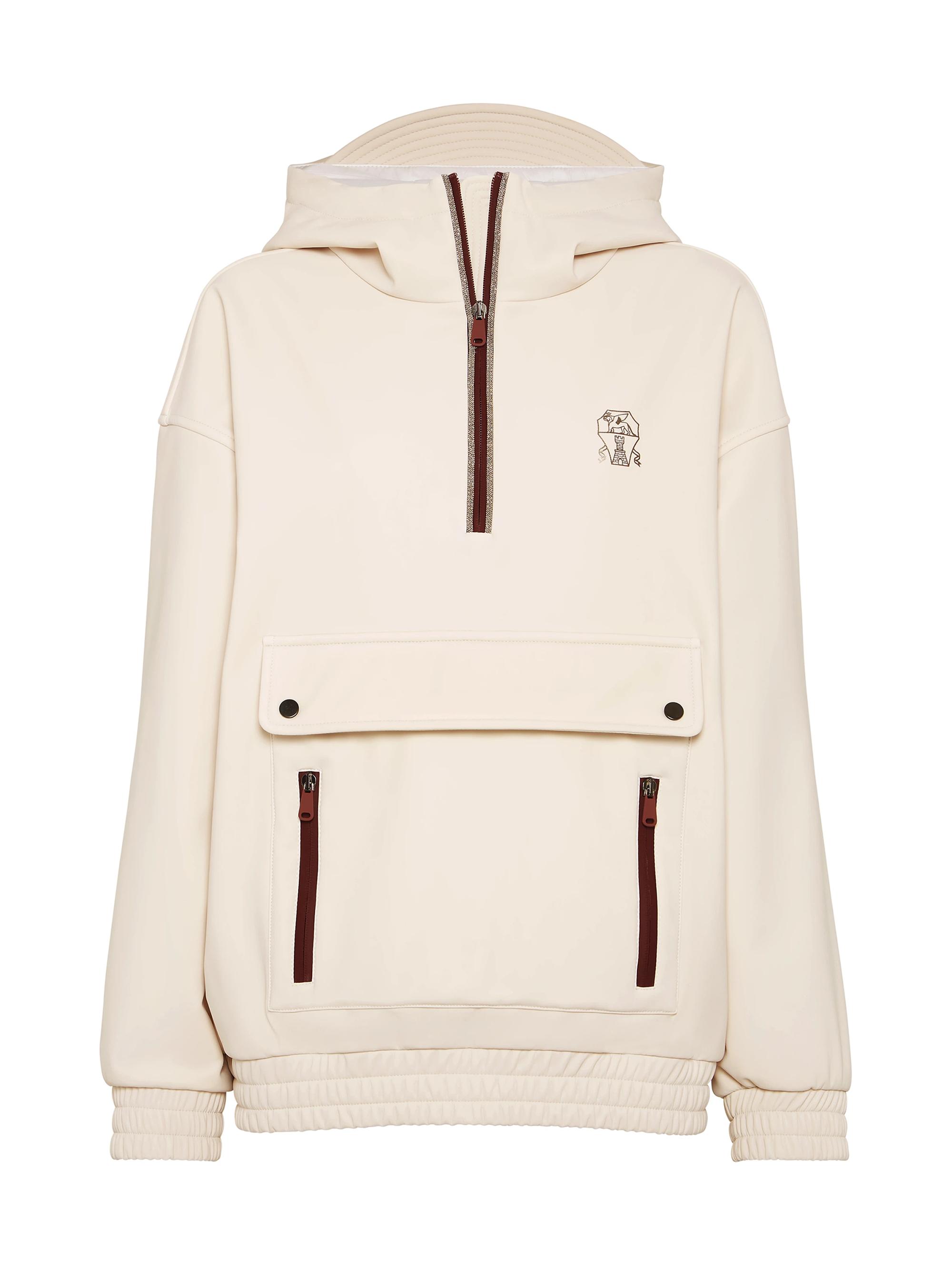 Brunello Cucinelli Bonded Nylon Hooded Mountain Jacket with Shiny