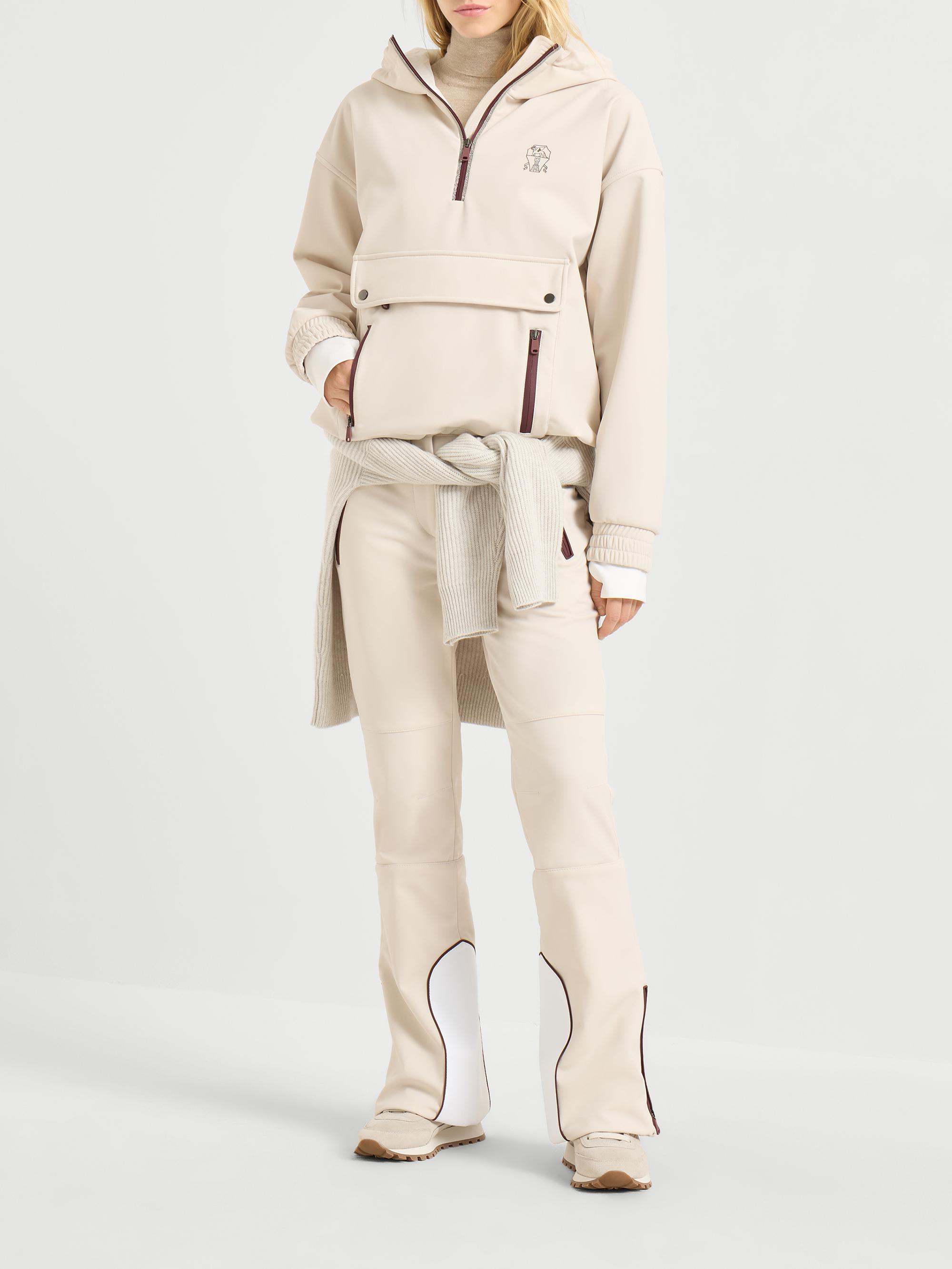 Brunello Cucinelli Bonded Nylon Hooded Mountain Jacket with Shiny