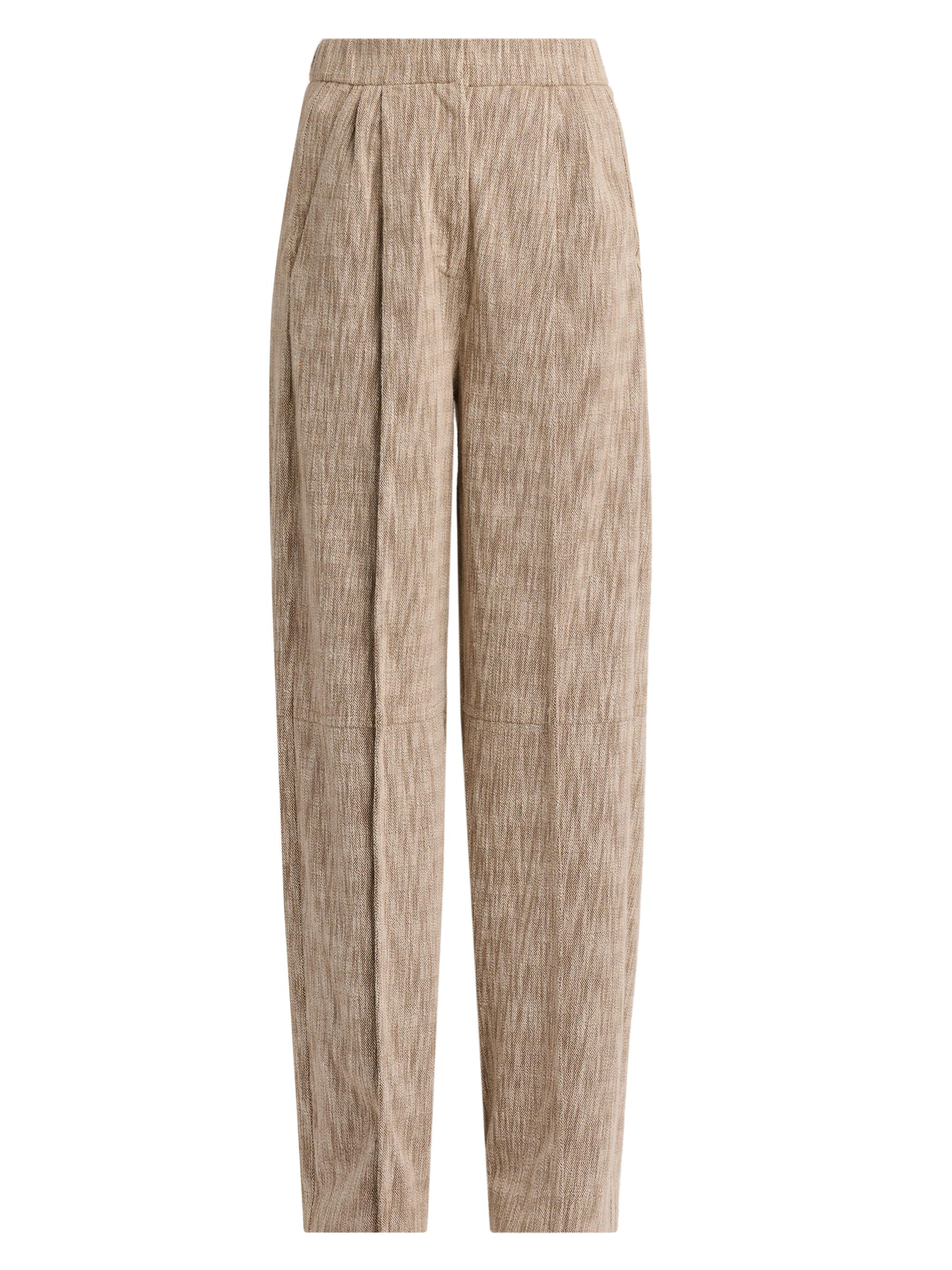 Giorgio Armani Pleated Wide-Leg Linen Pants | Saks Fifth Avenue