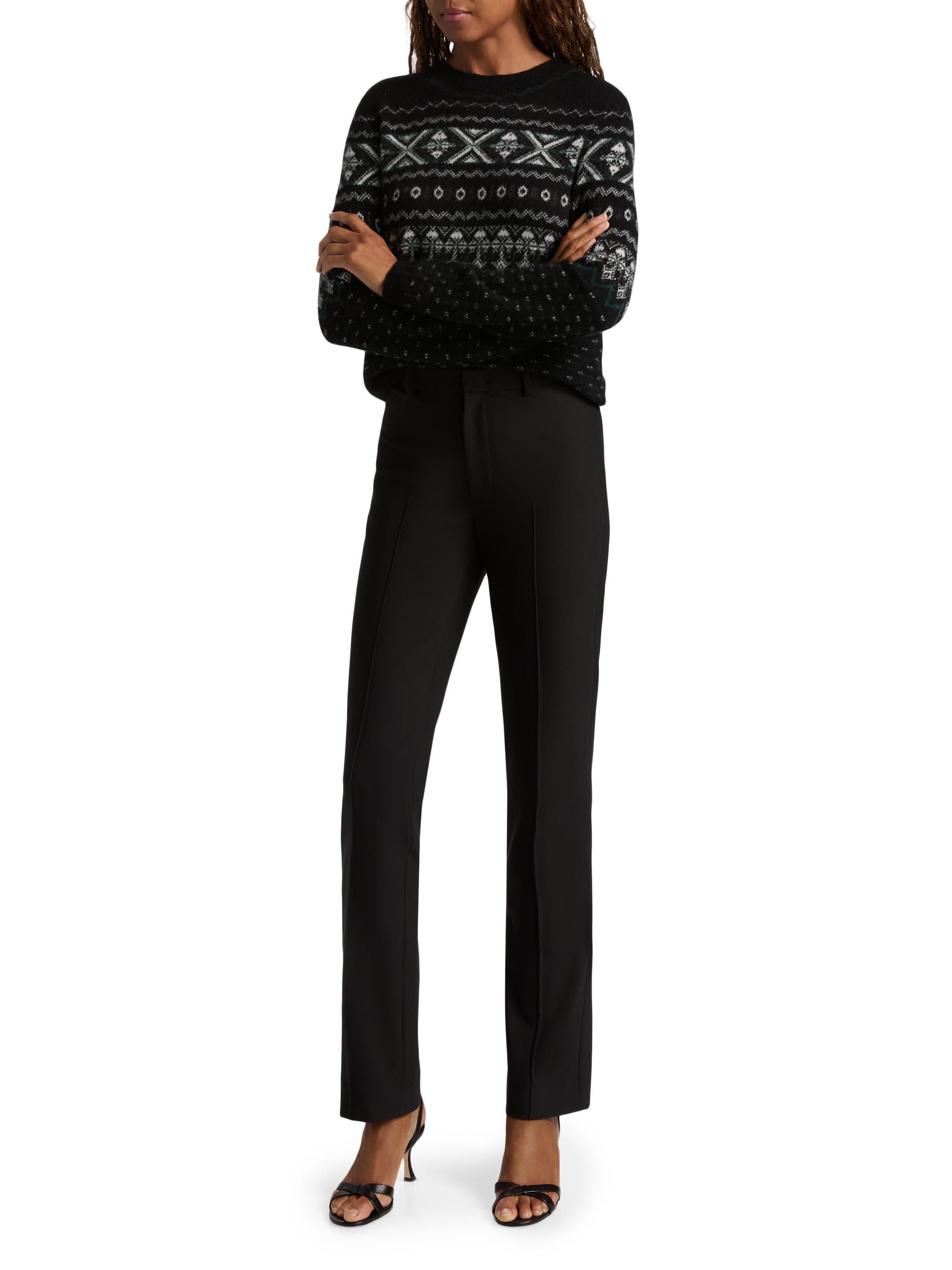 vince cigarette pants Vince Women's Mid-Rise Slim Cigarette Pants - Black