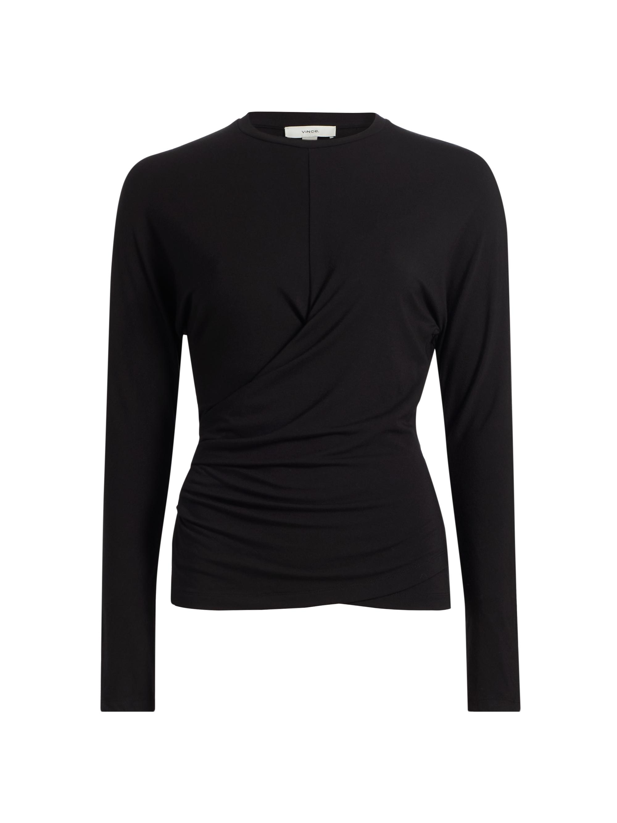 Ksubi Democrazy Rework Long-Sleeve Asymmetric Top | Saks Fifth Avenue