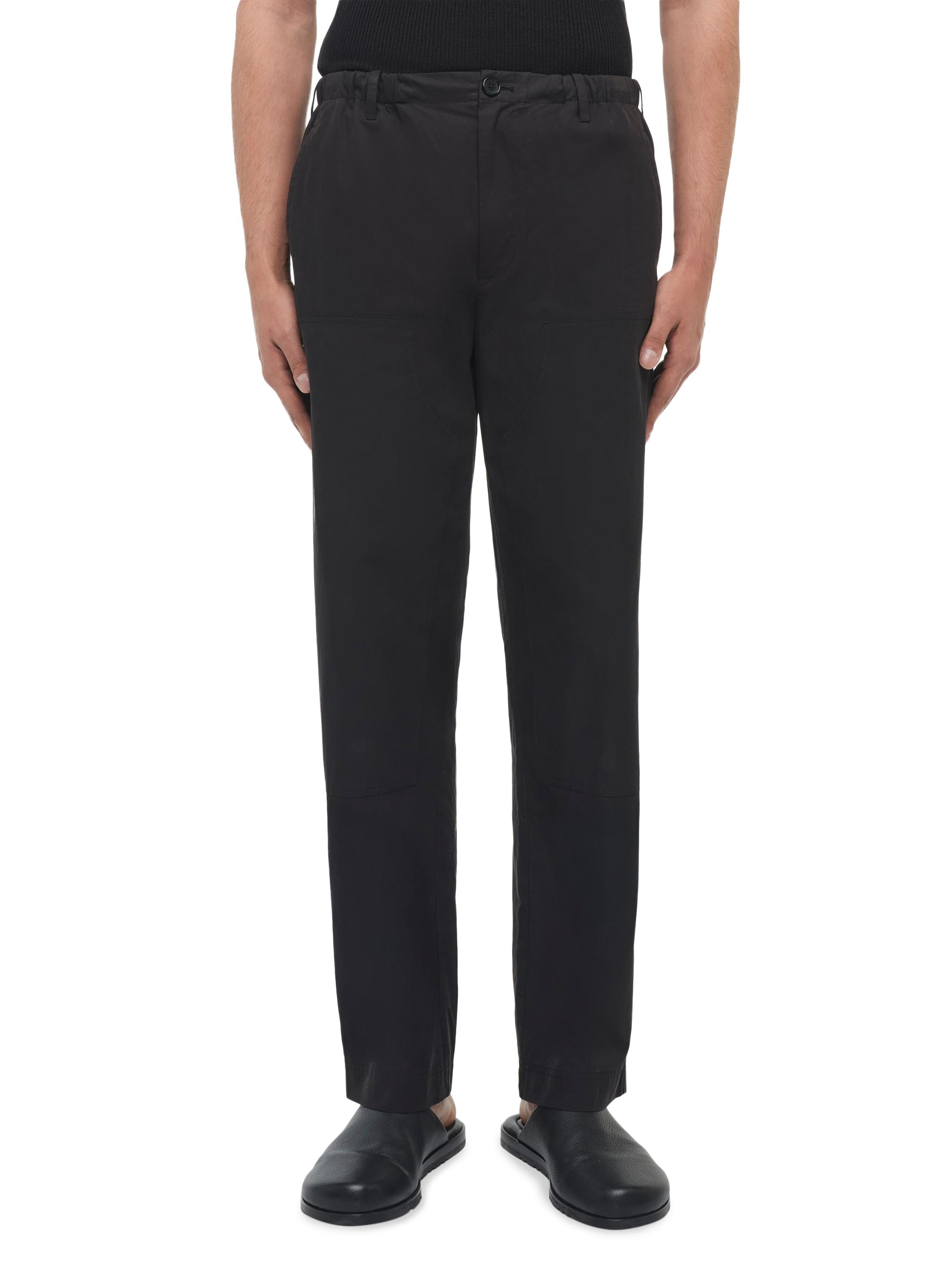 SIMKHAI Men's Rainier Cotton-Blend Straight-Leg Carpenter Pants - Black