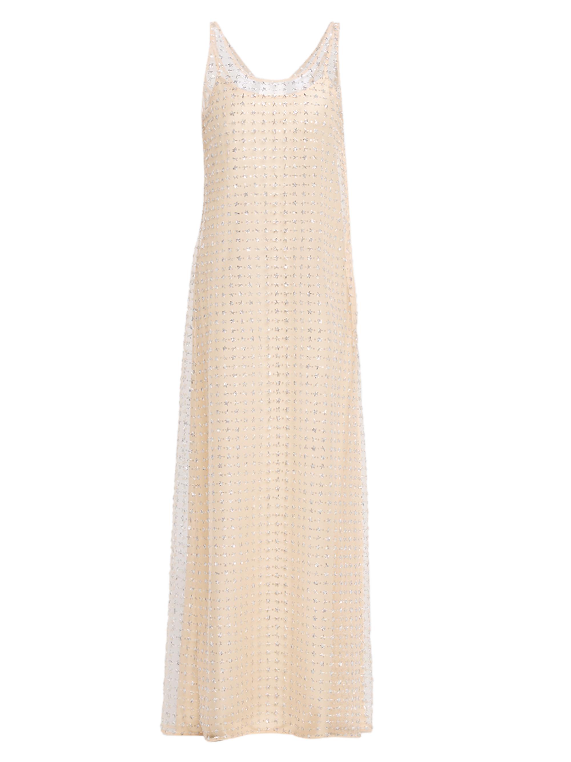 Staud Women's Aurielle Beaded Tulle Maxi Dress - Stardust