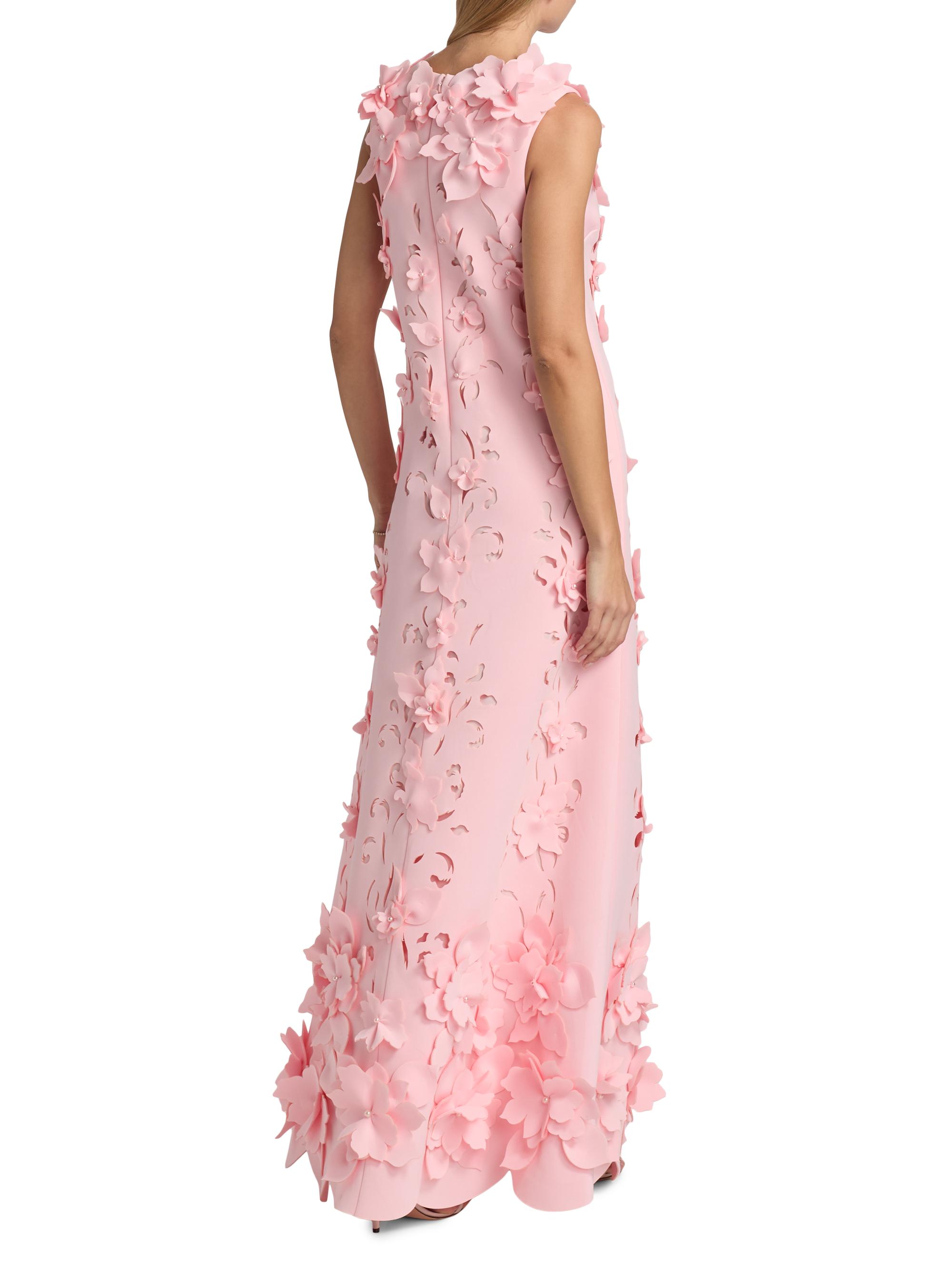 knee length dresses for ladies Embroidered Lace Shirt Dress with Sash by Badgley Mischka
