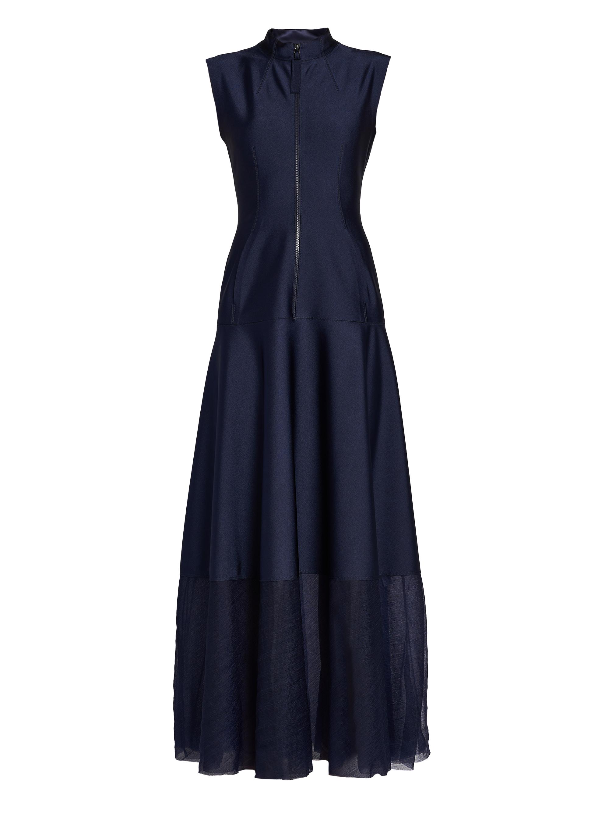 Giorgio Armani Women's A-Line Maxi Dress - Blue
