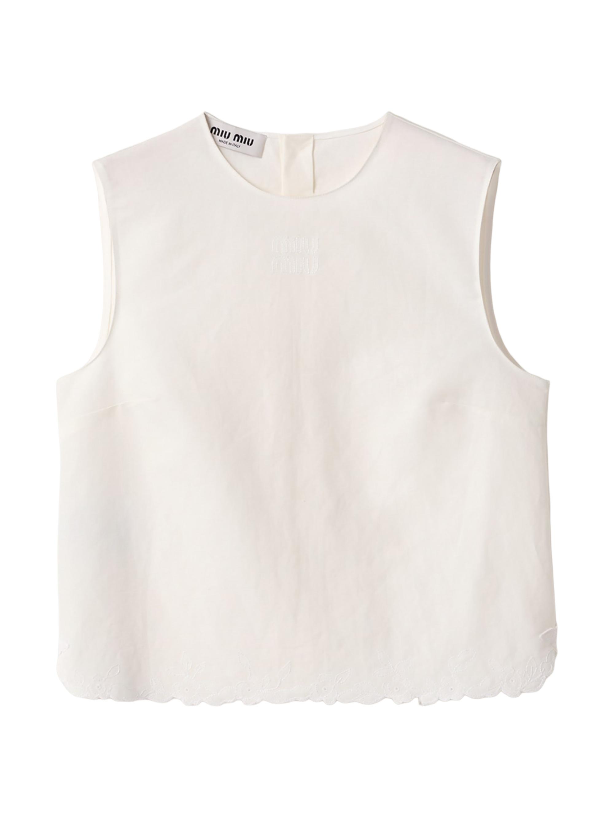 Miu Miu Cashmere and Silk Tank Top | Saks Fifth Avenue