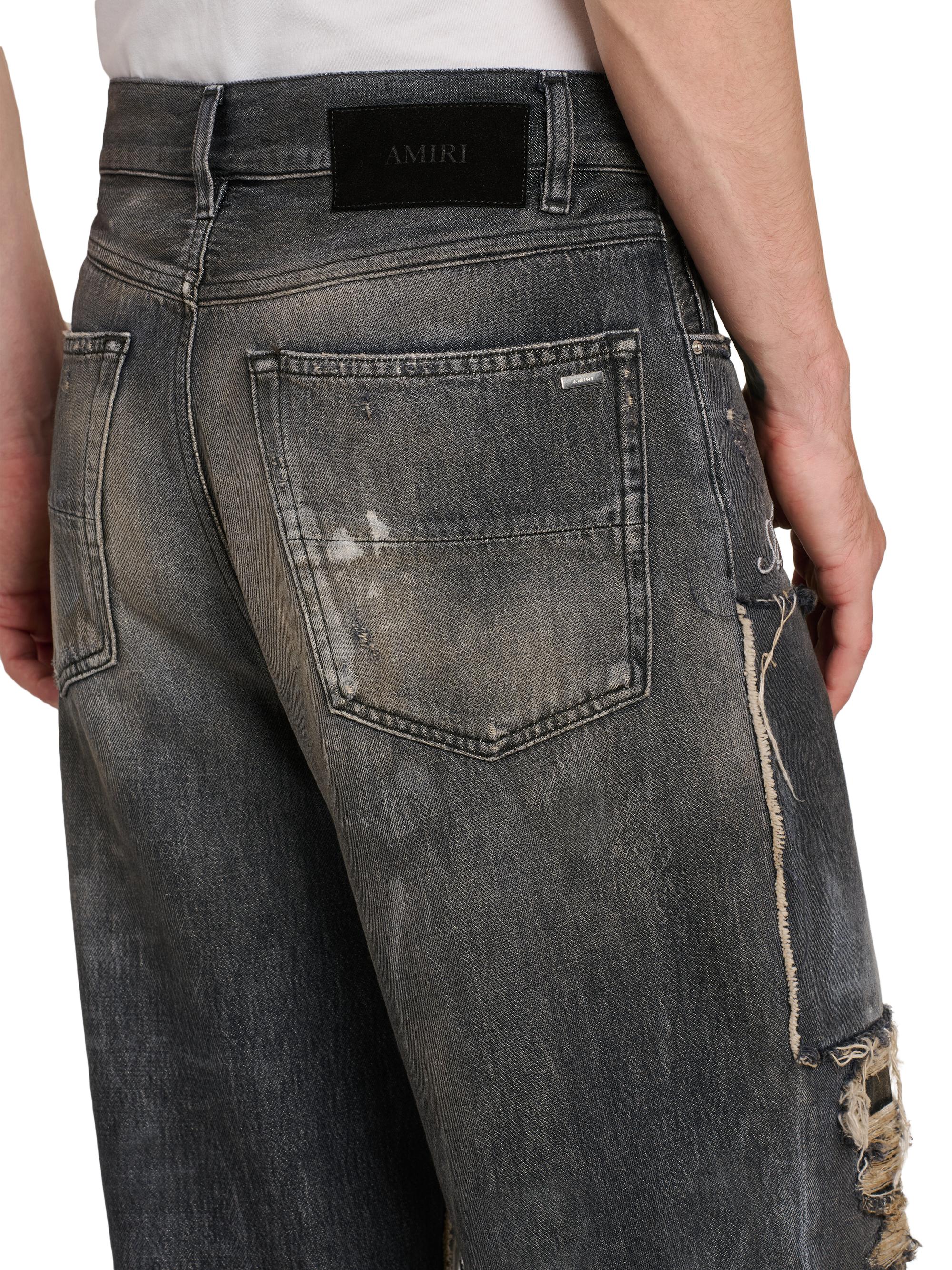 Amiri Repaired Mid-Rise Straight-Leg Carpenter Jeans | Saks Fifth