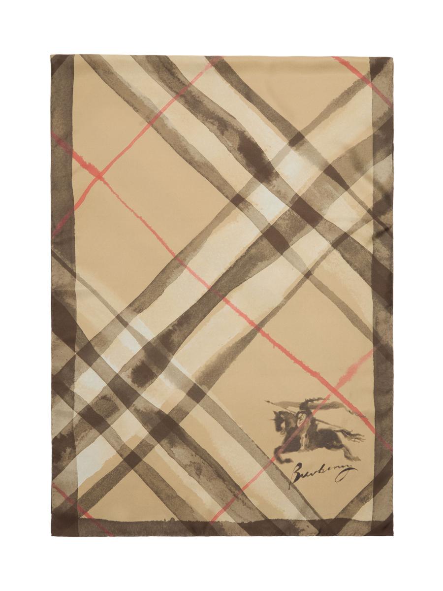 ぴ*ざ様 BURBERRY スカーフ ダークフローラルチェック 180cm×8c Burberry Checked Silk Scarf | Saks Fifth Avenue