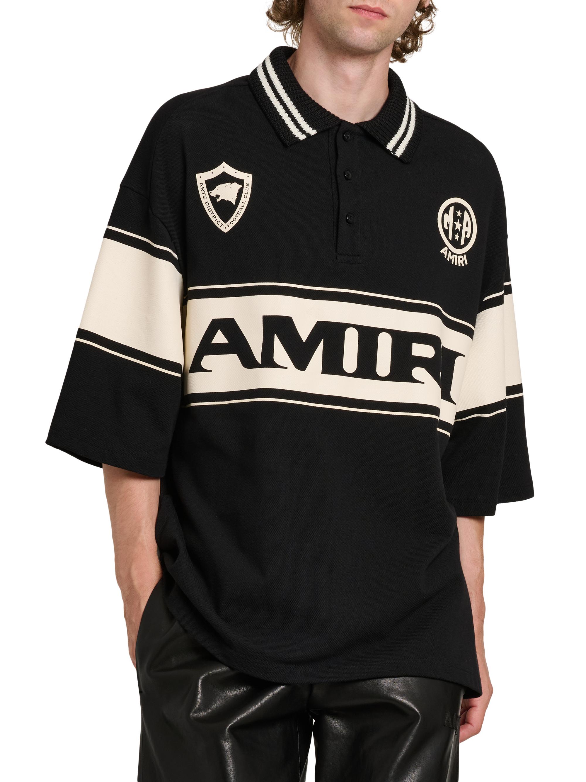 Amiri Sport Cotton Oversized Polo Shirt