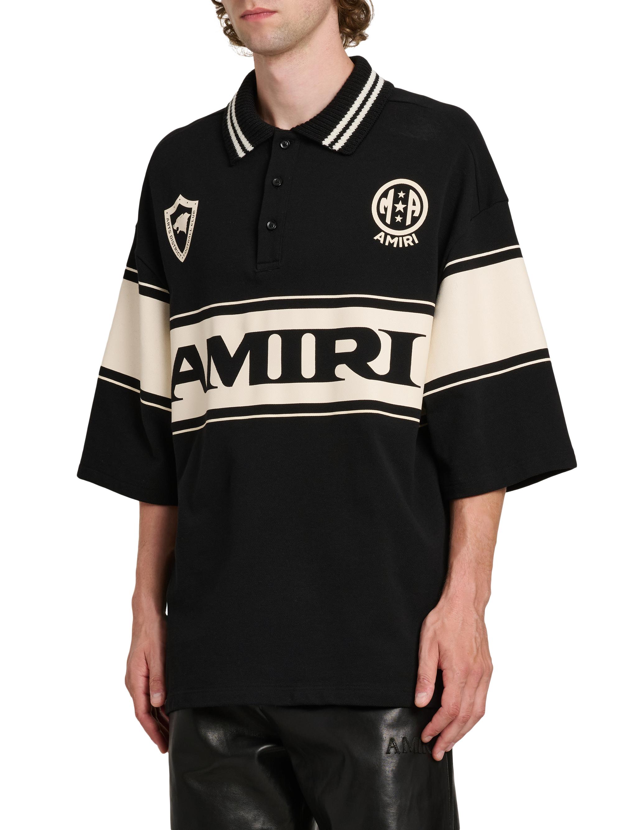 Amiri Sport Cotton Oversized Polo Shirt