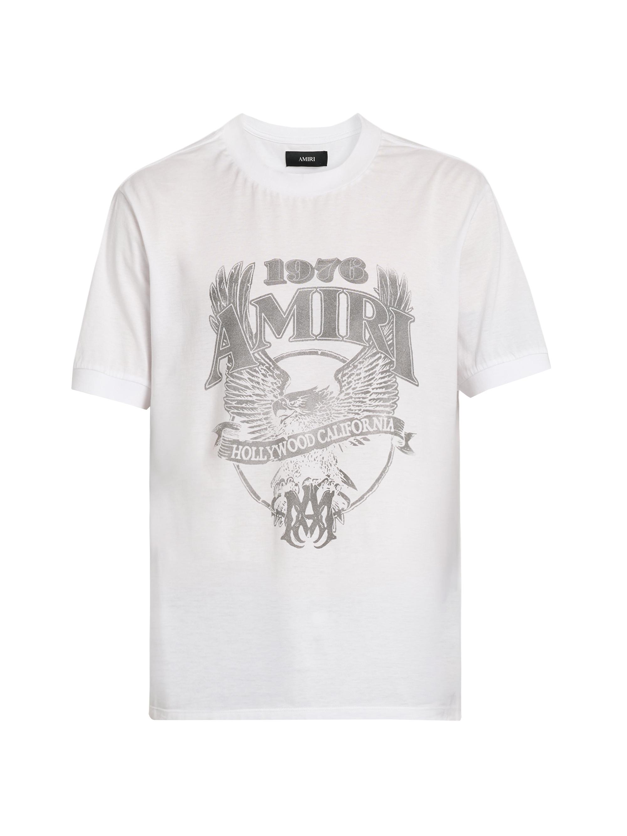 Amiri Men's  Eagle Crewneck T-Shirt - White