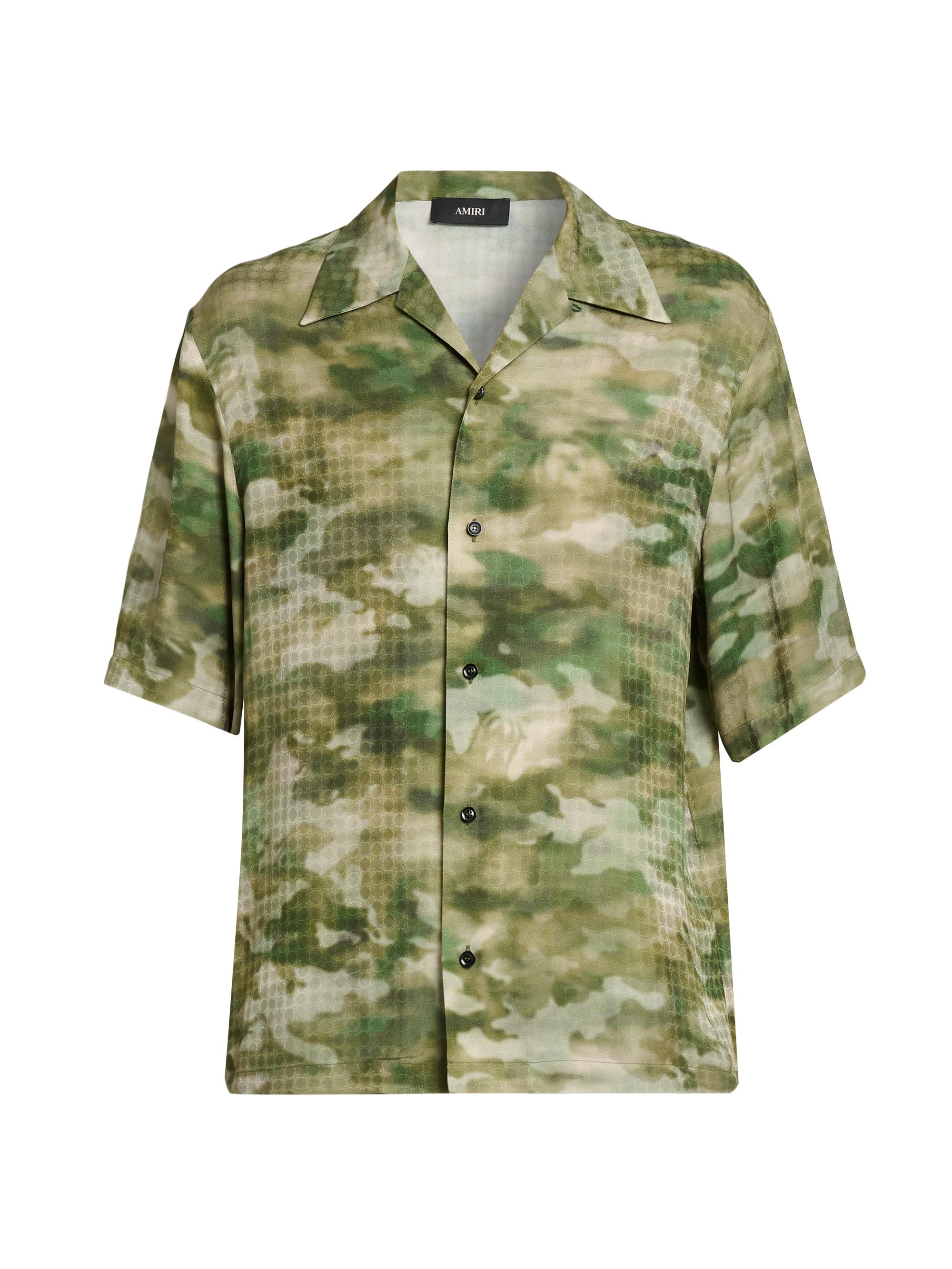 Amiri Men's Ma Quad Camouflage Button-Front Shirt - Natural