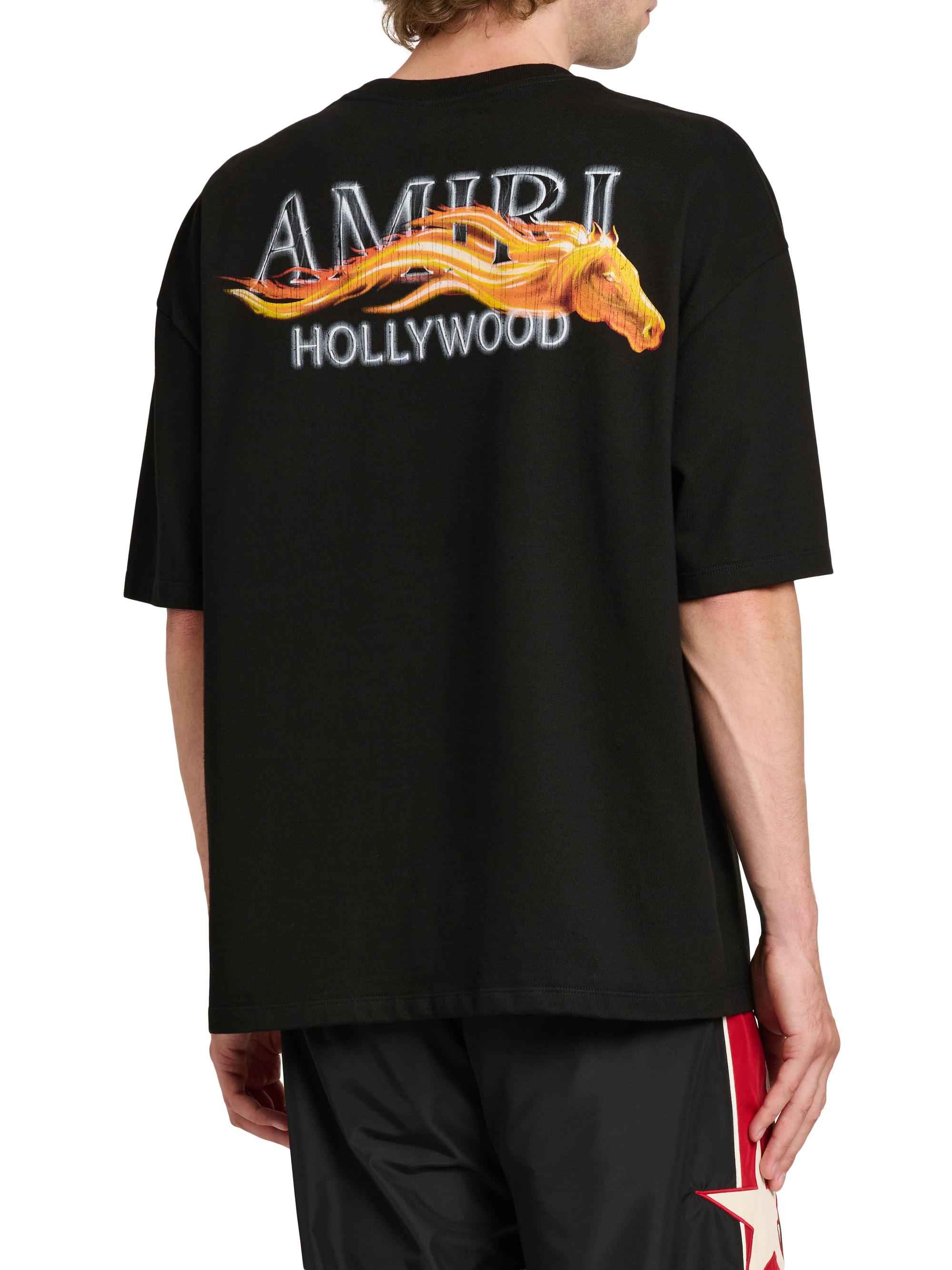 Amiri Hollywood Horse Cotton Crewneck T-Shirt | Saks Fifth Avenue