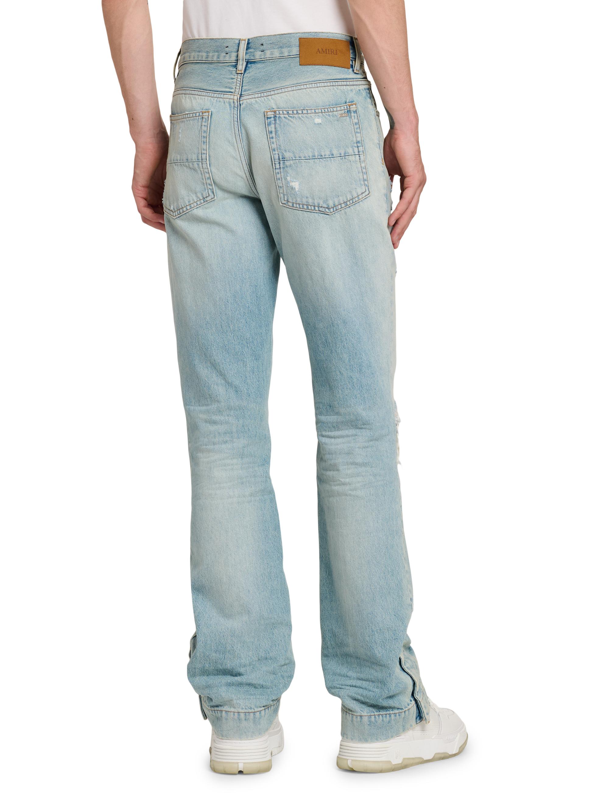 Amiri Mx1 Distressed Denim Mid-Rise Straight-Leg Jeans | Saks
