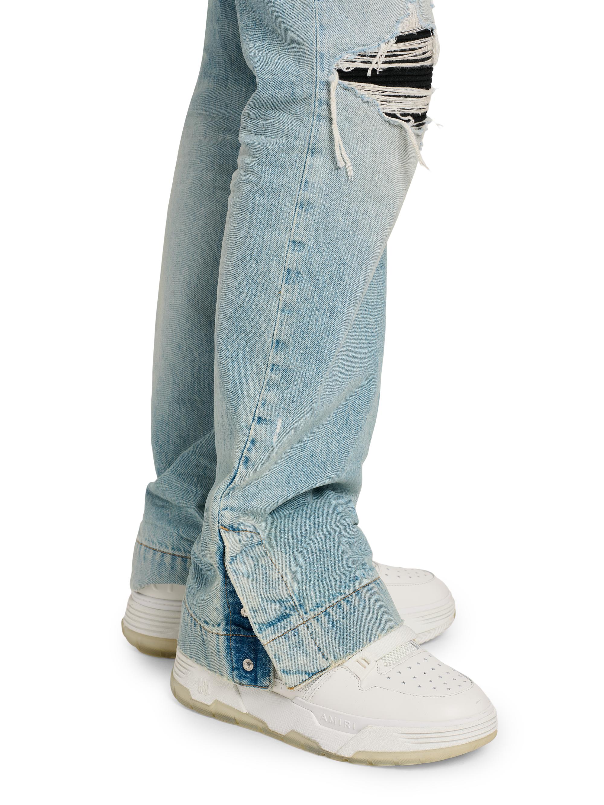 Amiri Mx1 Distressed Denim Mid-Rise Straight-Leg Jeans | Saks