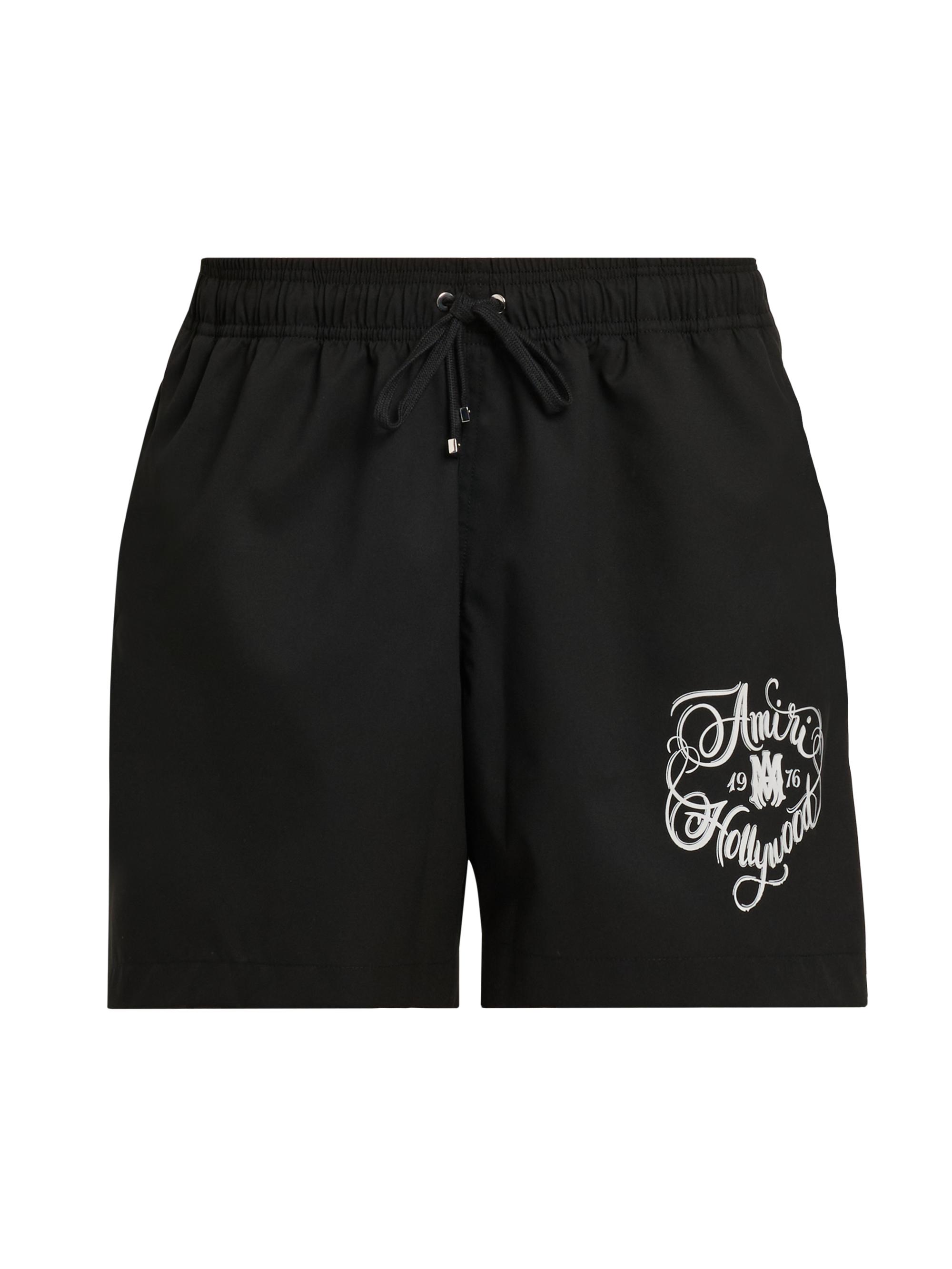 Amiri Men's  Hollywood Swim Shorts - Black