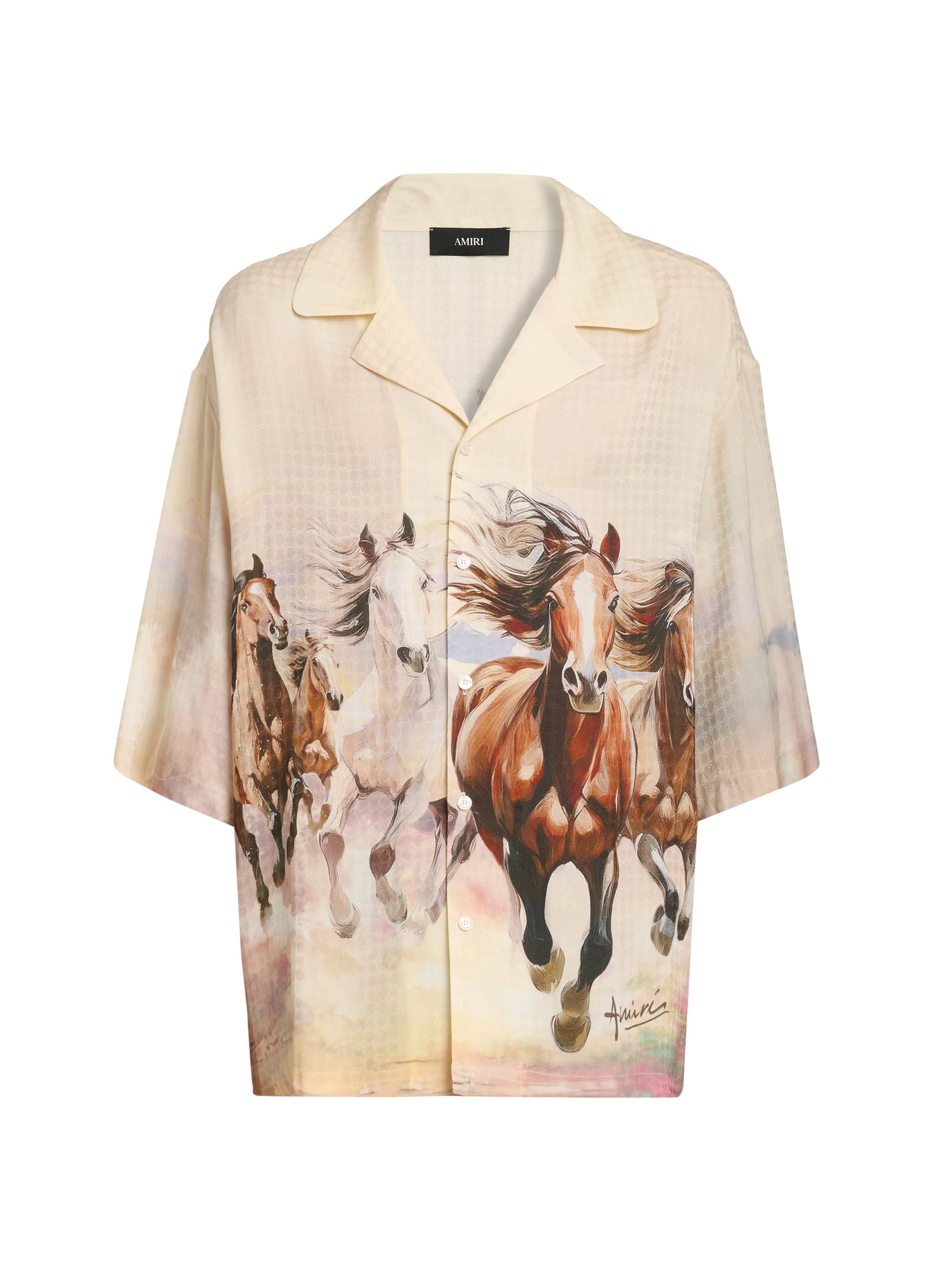 Amiri Men's Horses Camp Shirt